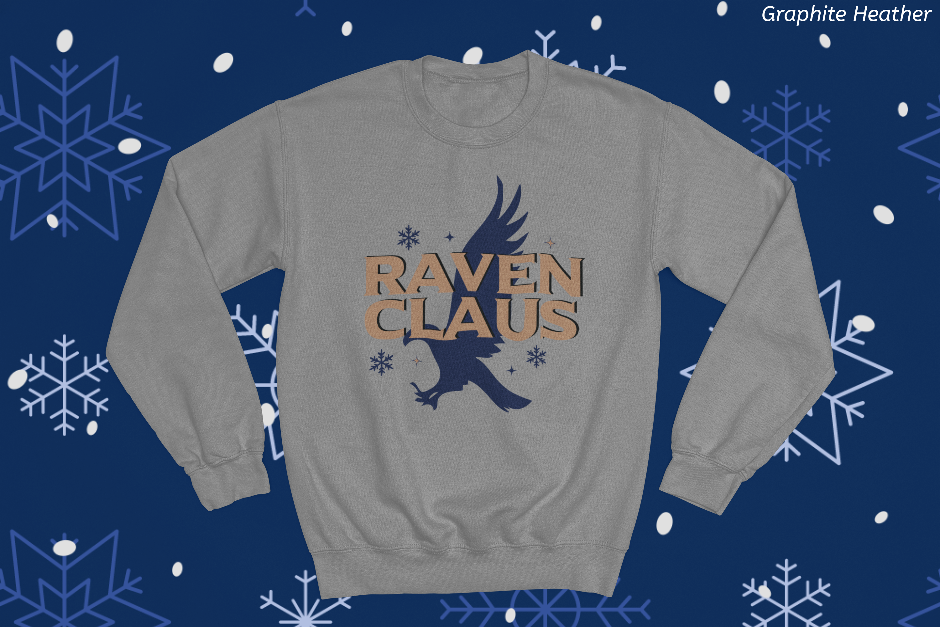 Ravenclaus Crewneck Sweatshirt- Wizard Christmas Sweatshirt