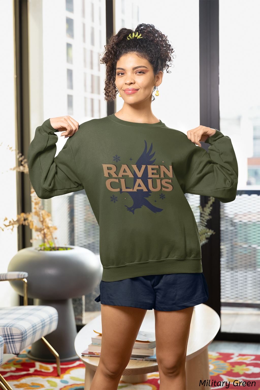 Ravenclaus Crewneck Sweatshirt- Wizard Christmas Sweatshirt