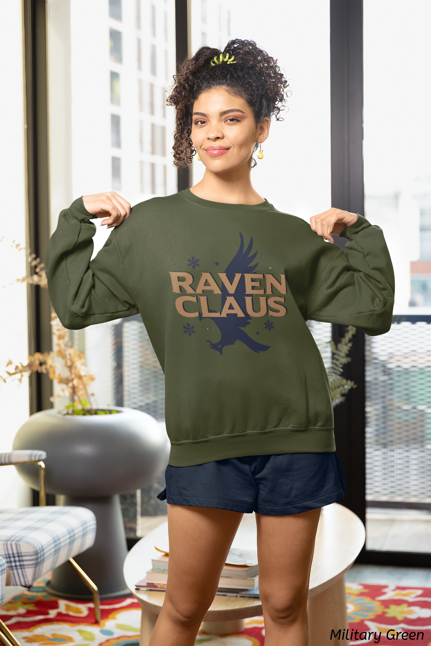 Ravenclaus Crewneck Sweatshirt- Wizard Christmas Sweatshirt
