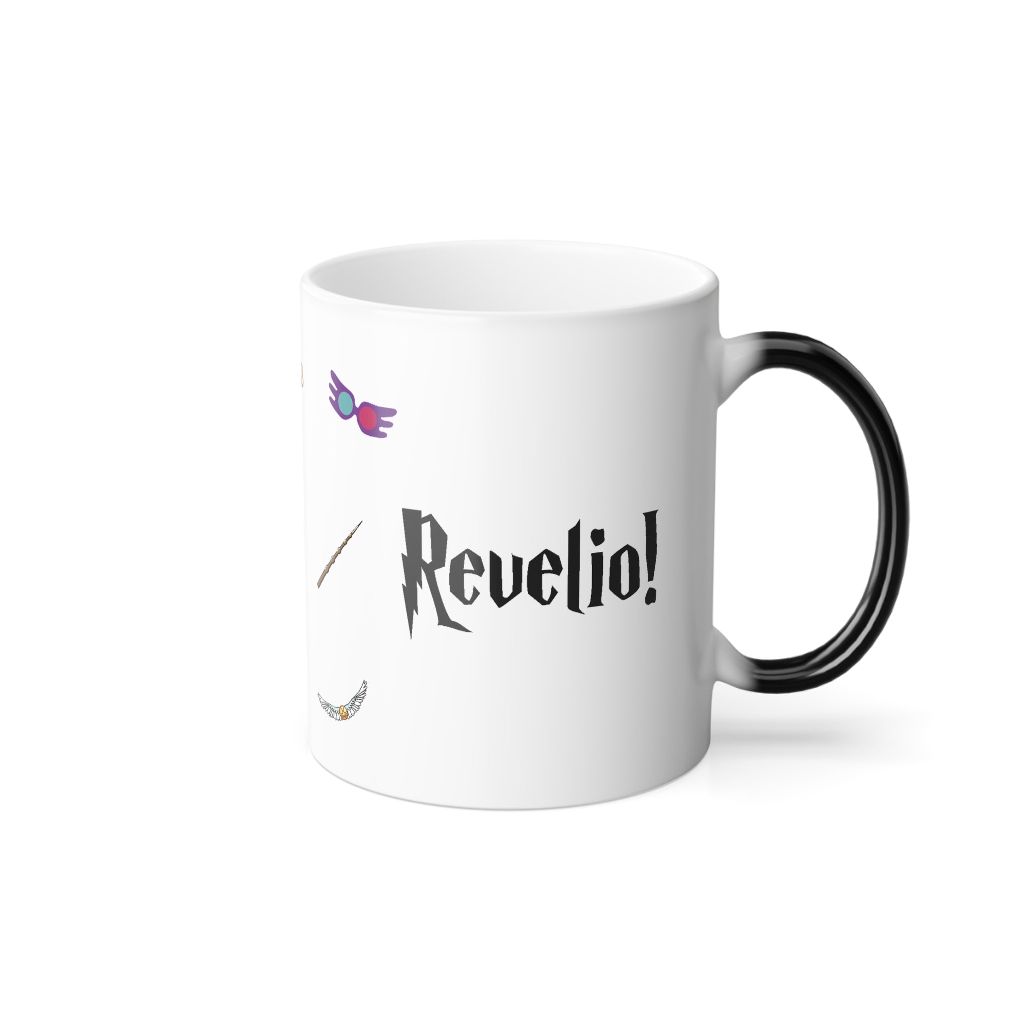 Revelio Spell Reveal Color Changing Mug- Magic Heat Reactive Mug (11oz)