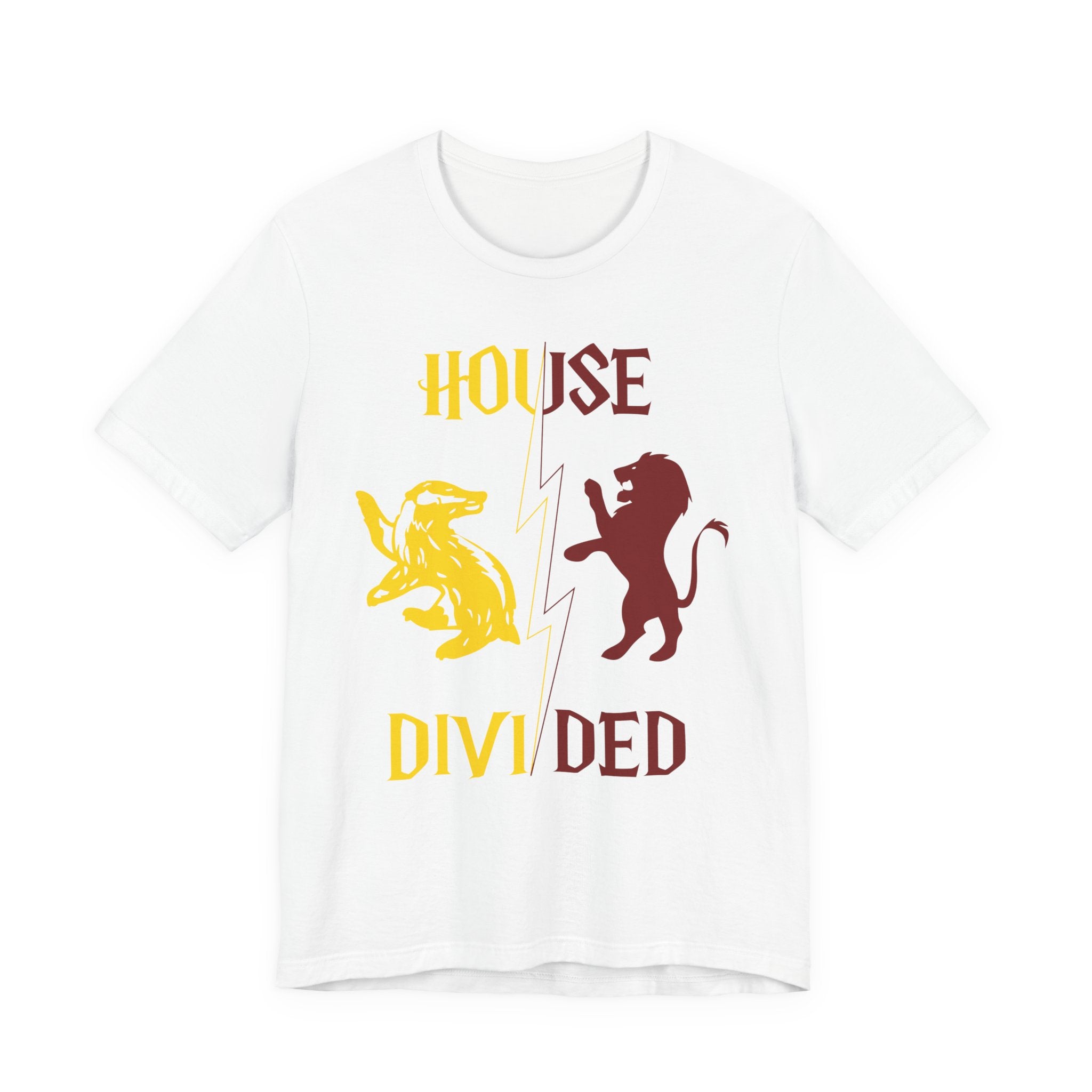 House Divided Rivalry Shirt- Lion + Badger Wizardcore Couple Tee