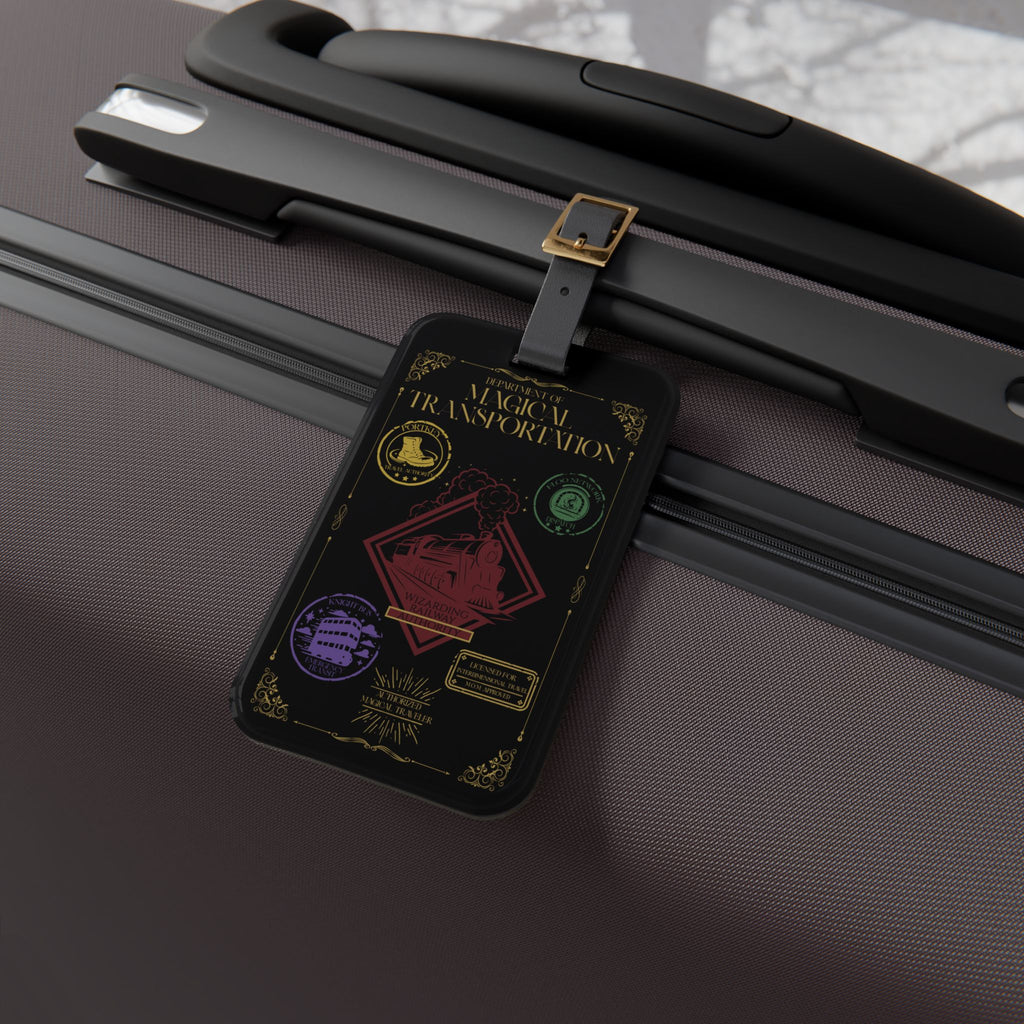 Department of Magical Transportation Luggage Tag- Wizard Travel Tag for Suitcases