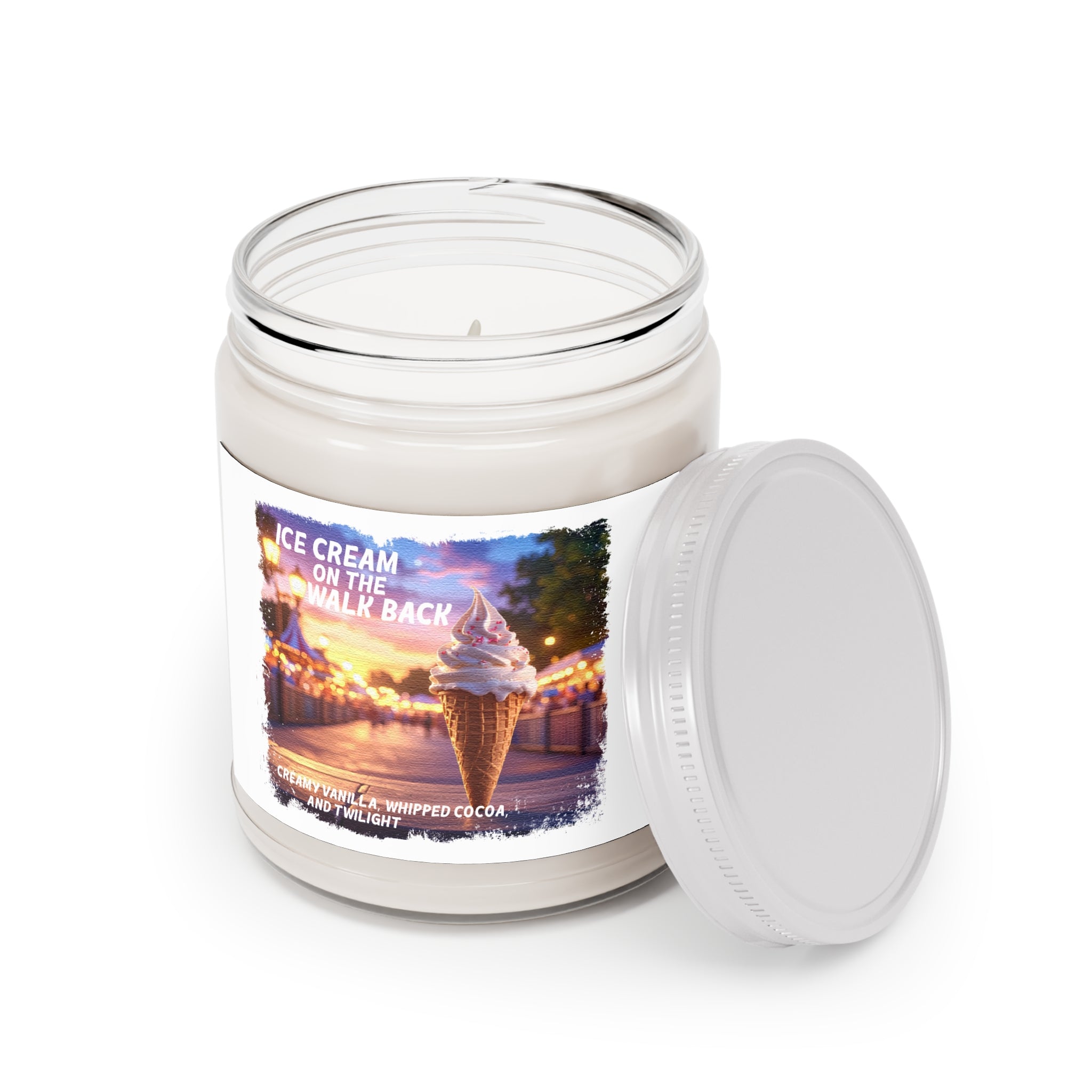 Ice Cream on the Walk Back Candle- Theme Park Dessert Scent