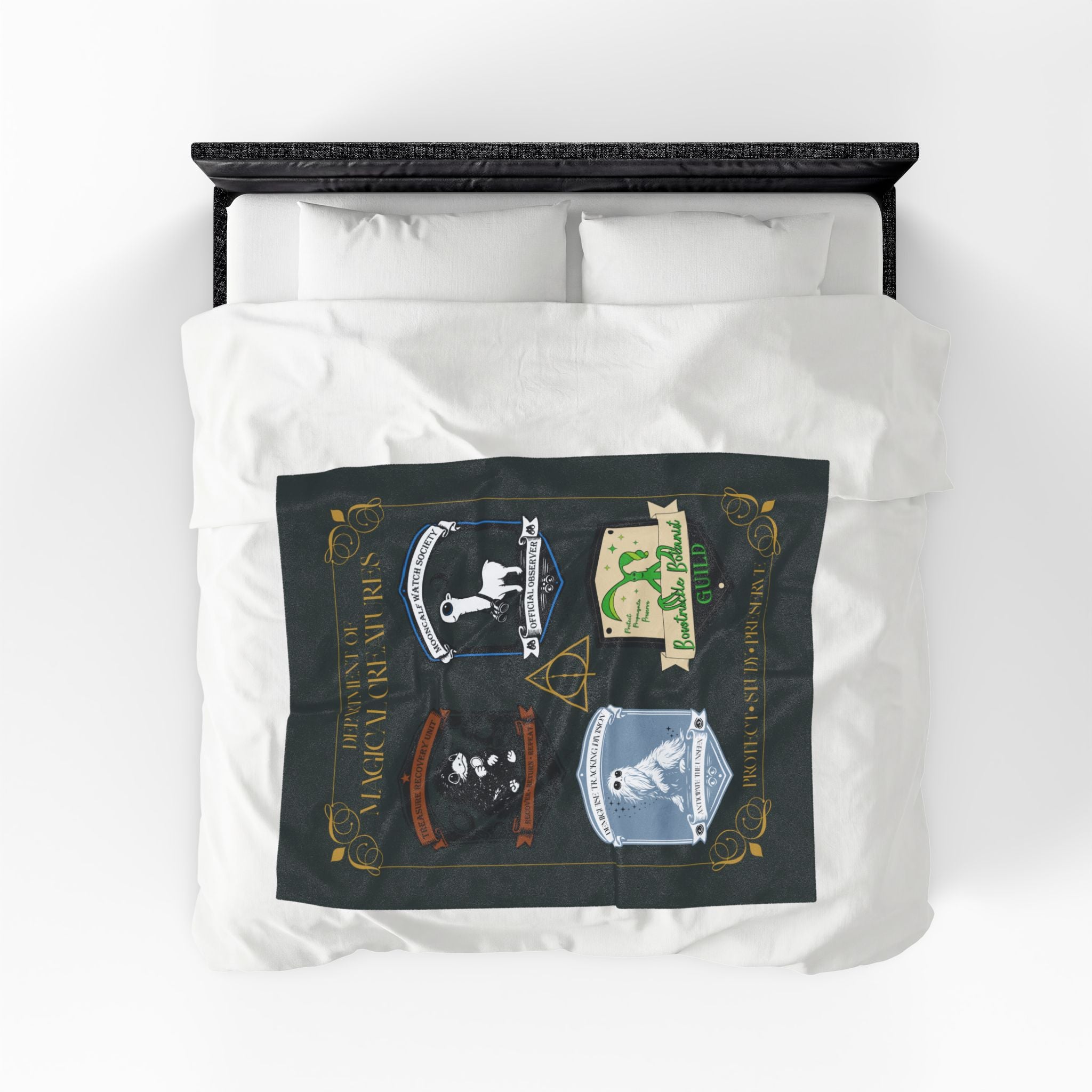 Department of Magical Creatures Blanket- Wizarding World Inspired Throw Blanket (50x60)