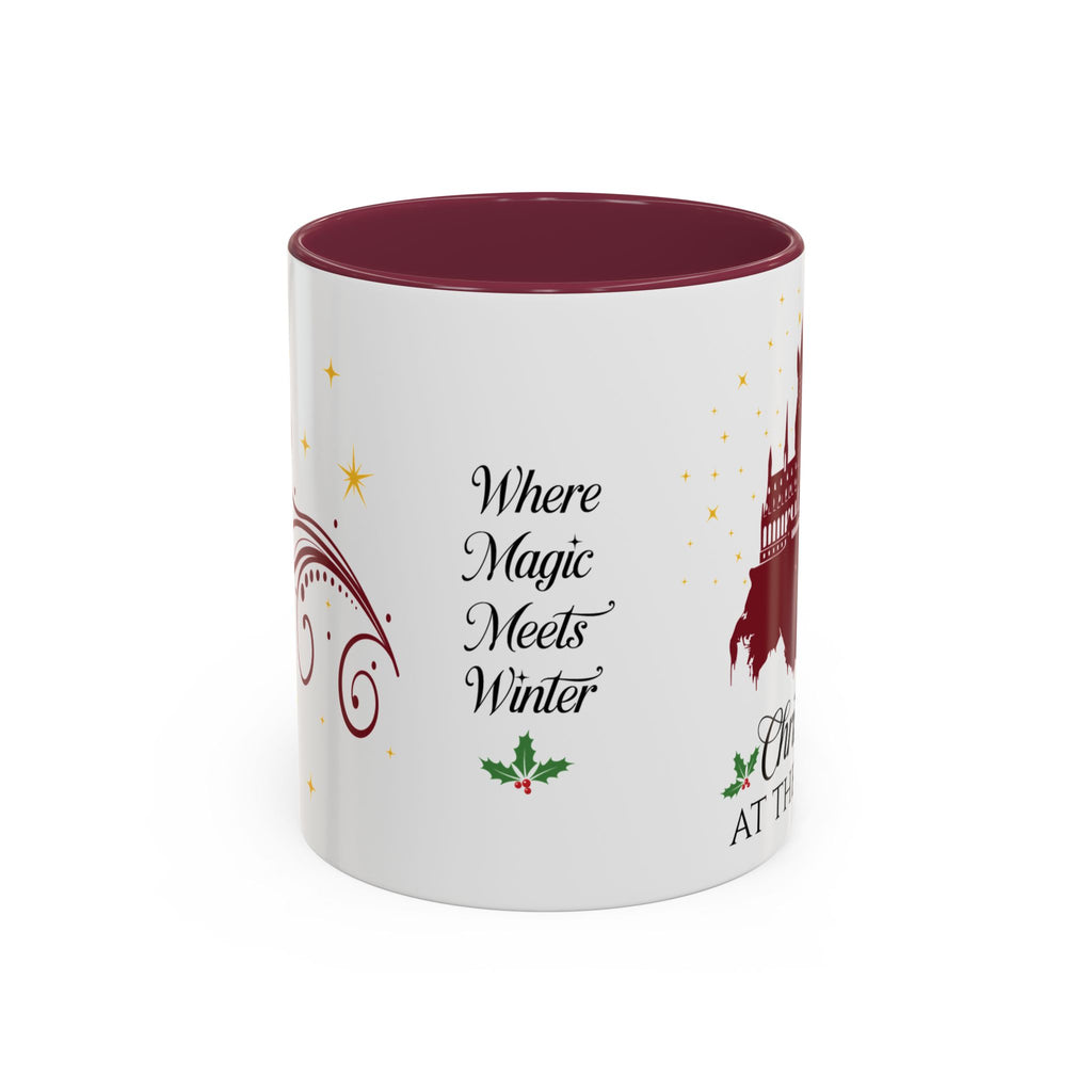 Christmas at the Castle Mug- 11oz Wizard Inspired Holiday Coffee Cup