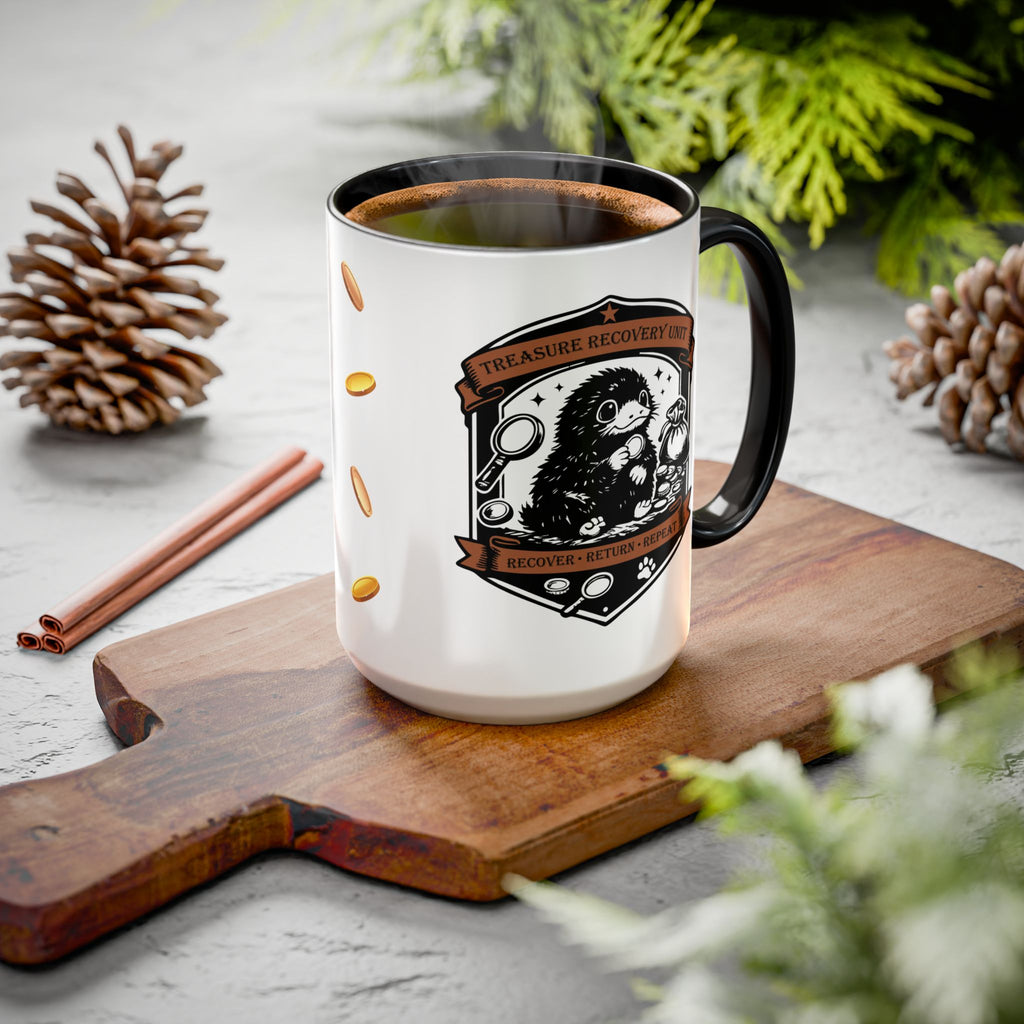 Treasure Recovery Unit Mug- Niffler Inspired 15oz Magical Creature Coffee Mug