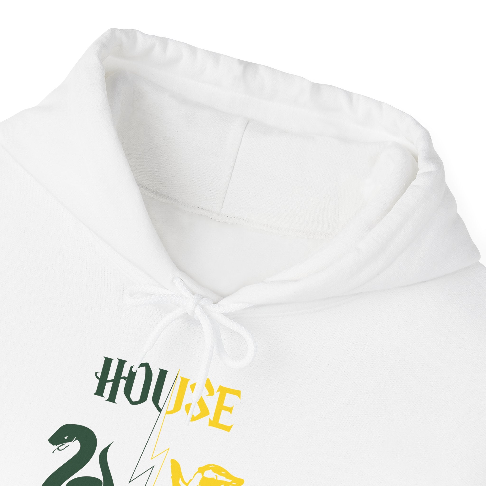 House Divided Hoodie – Slytherin x Hufflepuff | Magical Rivalry Sweatshirt