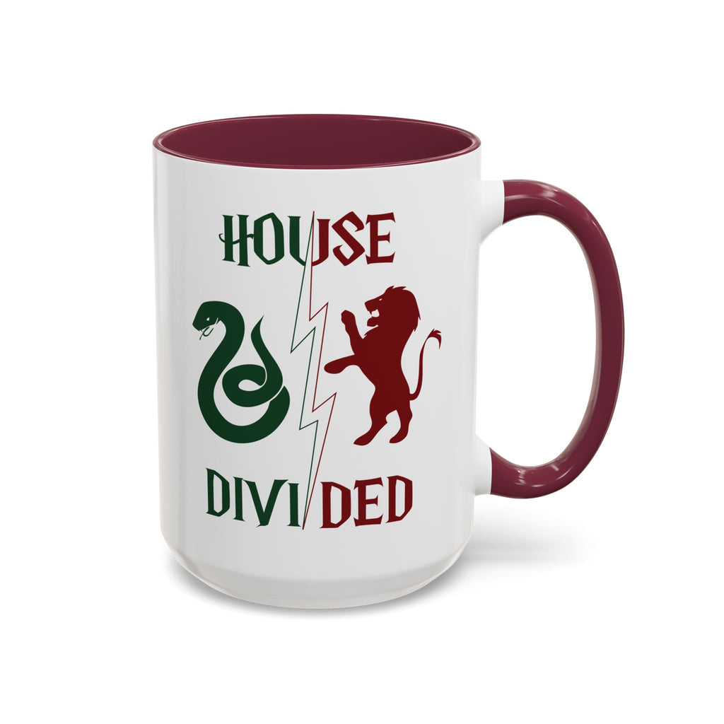 House Divided Rivalry Mug- Serpent + Lion Wizardcore Couple Mug (15oz)