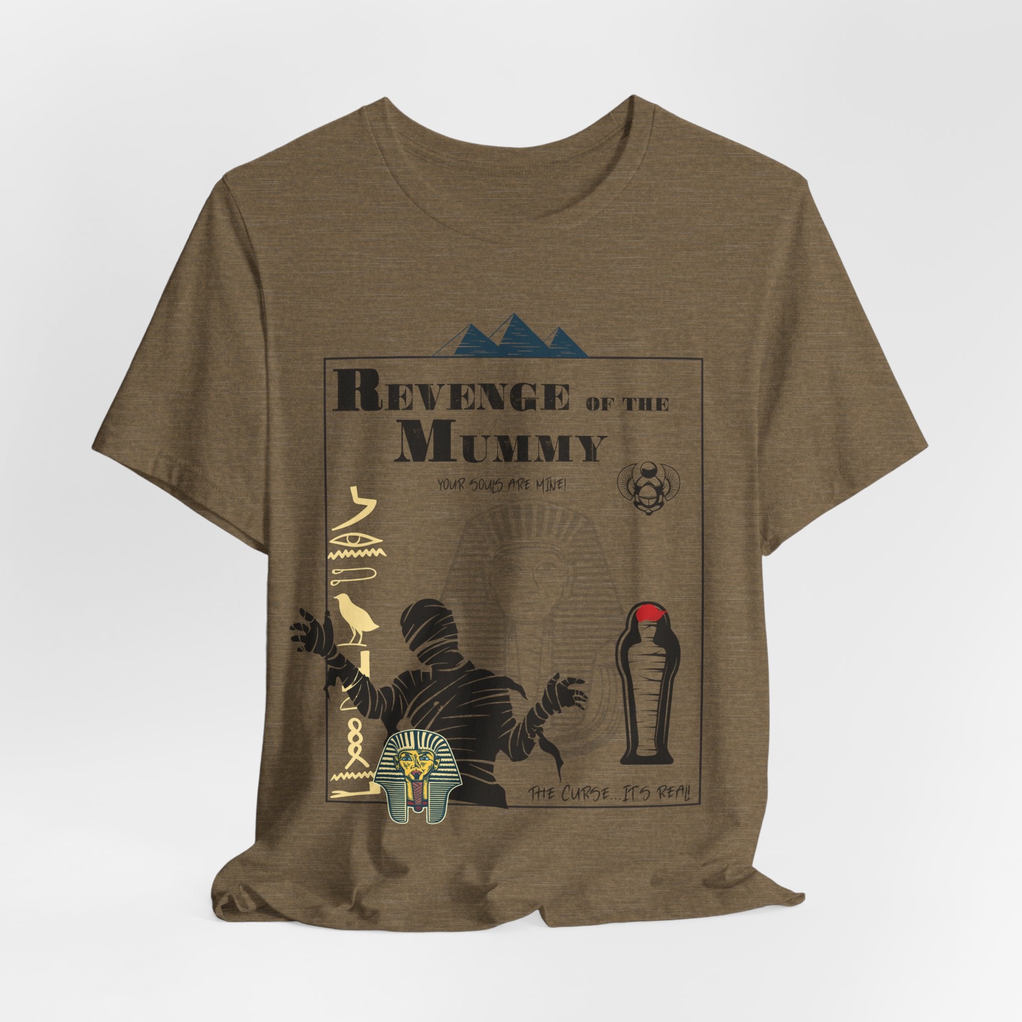 Revenge of the Mummy Shirt- Double-Sided Ancient Curse Tee