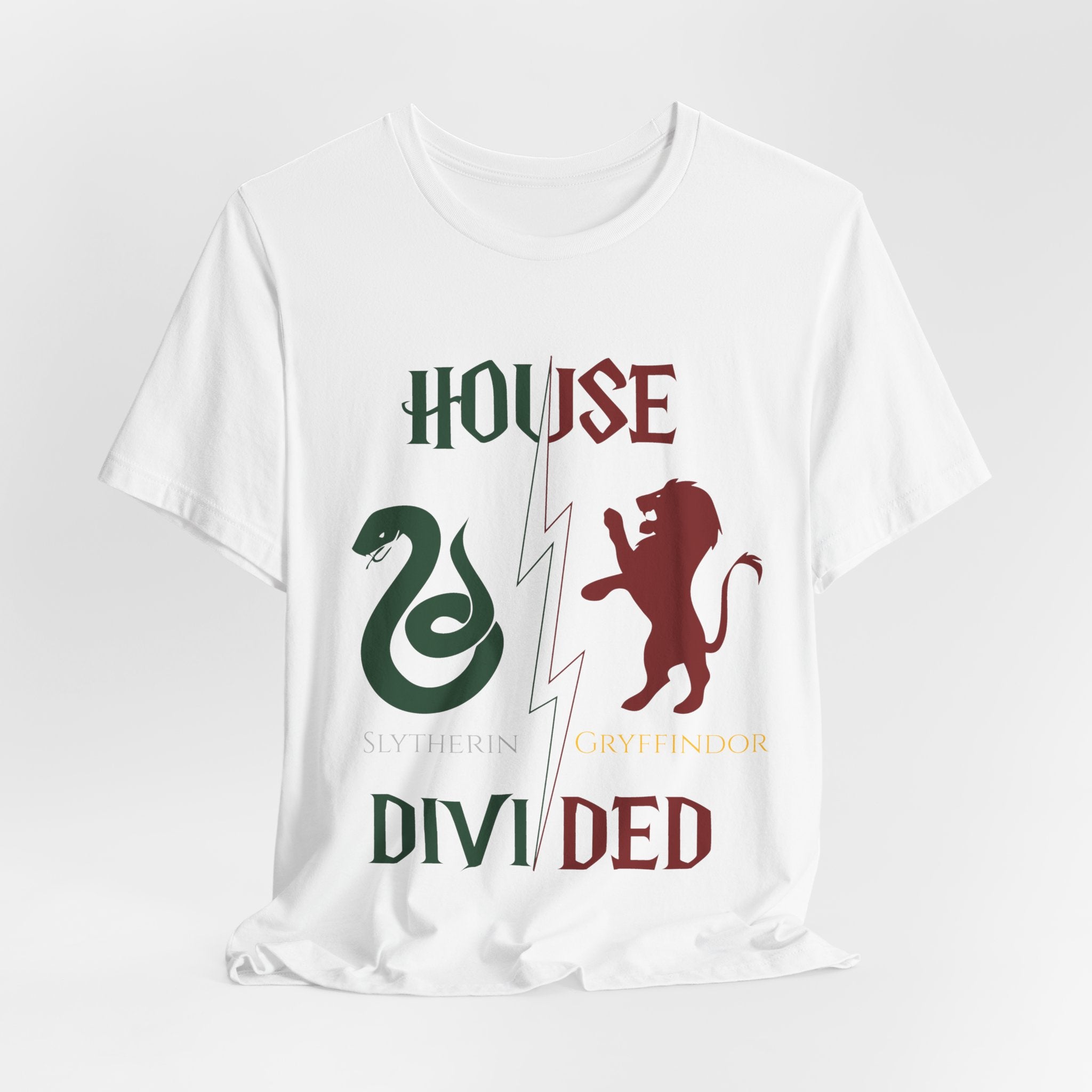 Gryffindor Slytherin Shirt | House Divided Tee | Wizarding Couple Gift