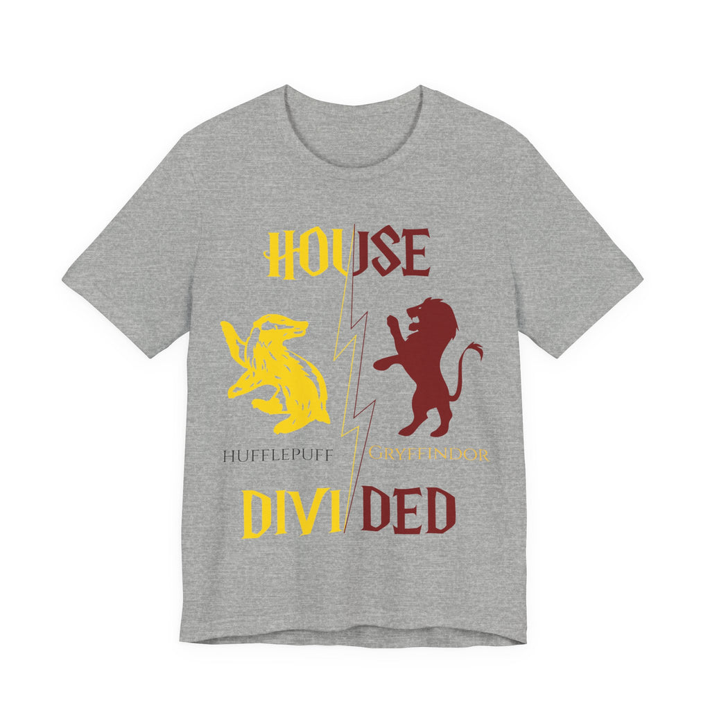 Hufflepuff Gryffindor Shirt | House Divided Tee | Wizarding Couple Gift