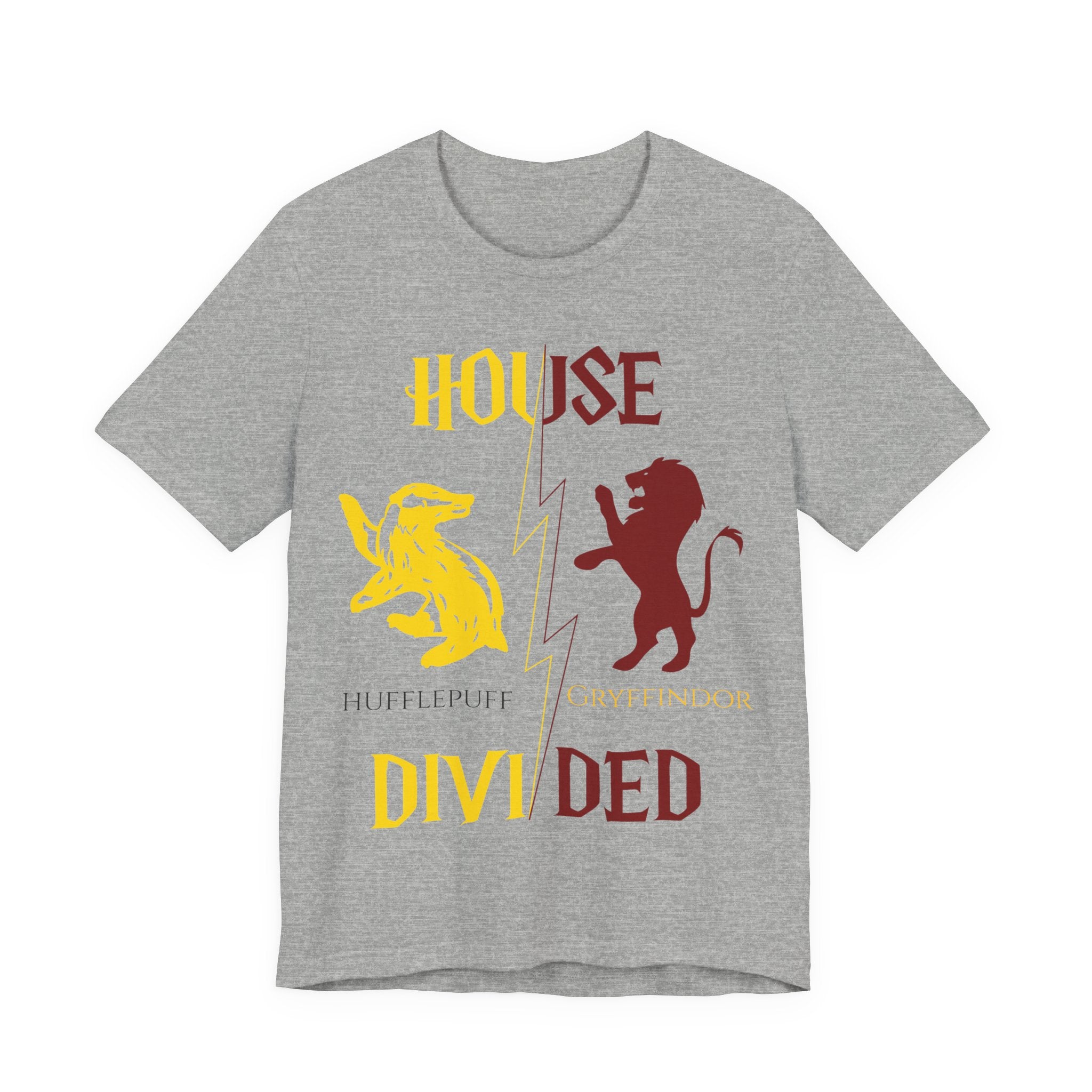 Hufflepuff Gryffindor Shirt | House Divided Tee | Wizarding Couple Gift