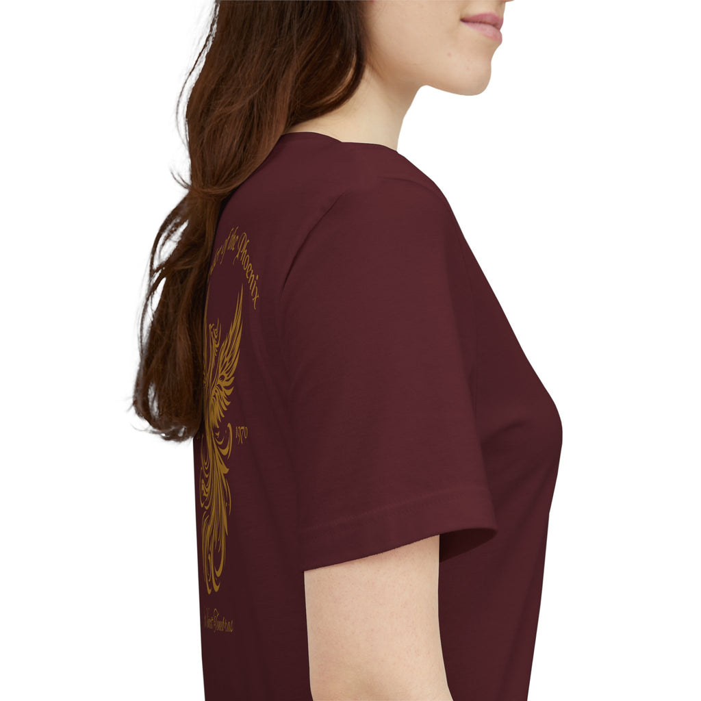 Phoenix Wizard Shirt- Lux Vincit Tenebras Double Sided Tee