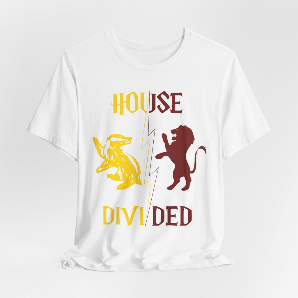 House Divided Rivalry Shirt- Lion + Badger Wizardcore Couple Tee