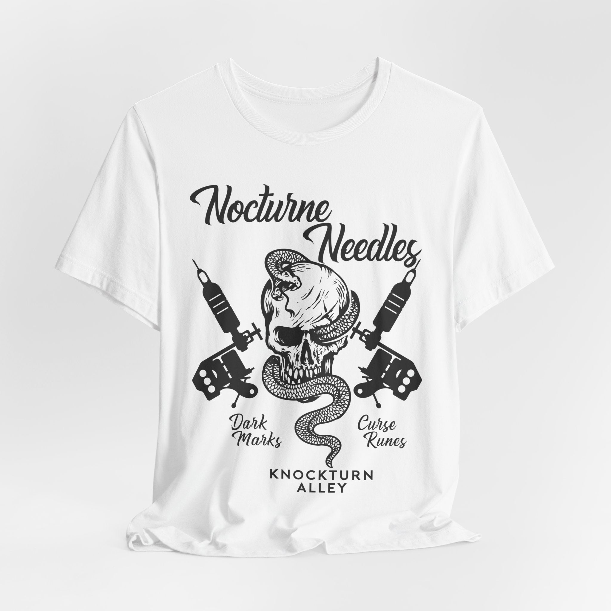 Nocturne Needles Shirt | Knockturn Alley Tattoo Parlor Tee