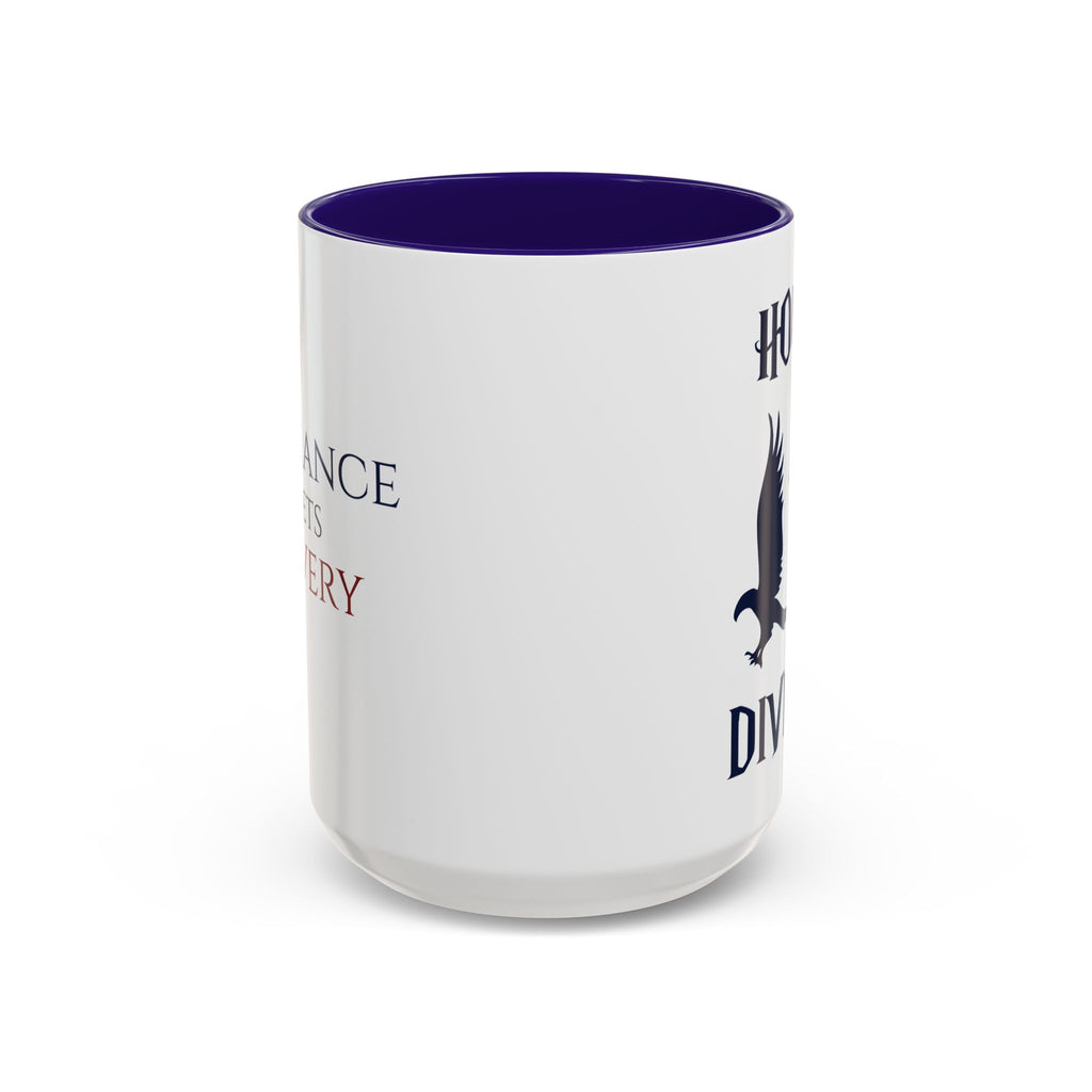 House Divided Rivalry Mug- Lion + Raven Wizardcore Couple Mug (15oz)
