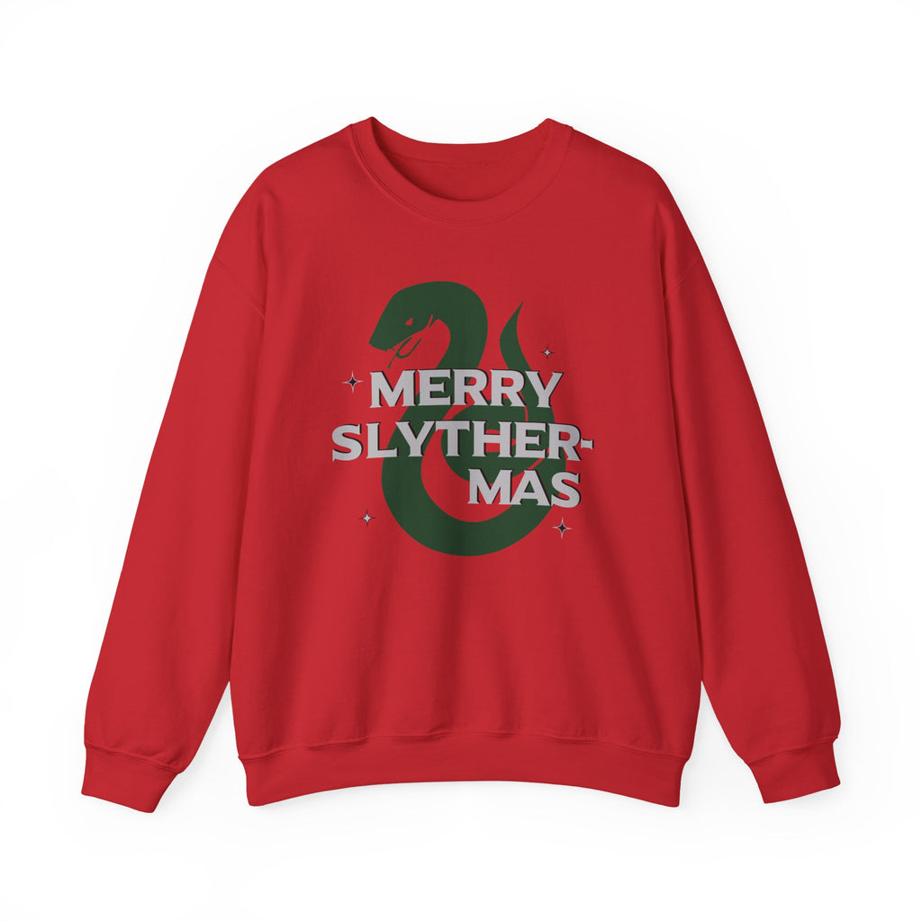 Merry Slyther-mas Crewneck Sweatshirt- Wizard Christmas Sweatshirt