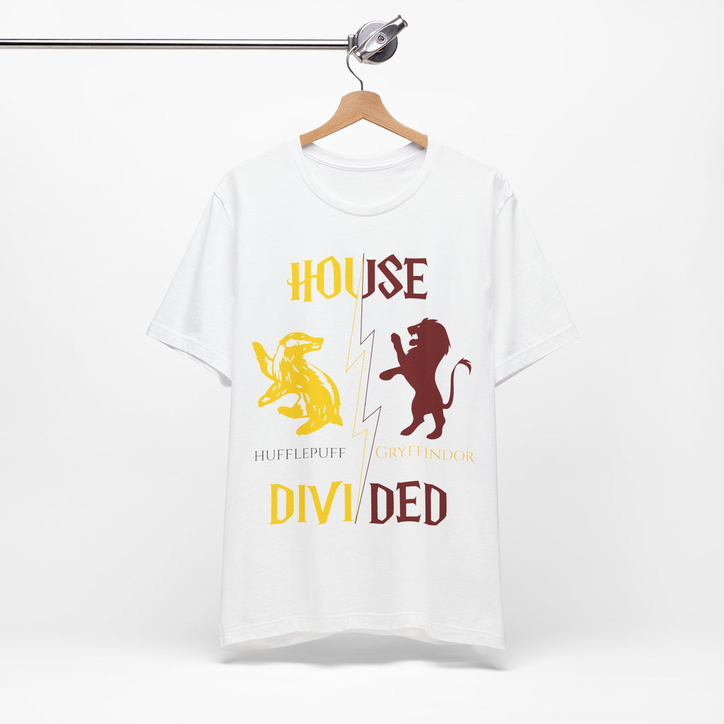 Hufflepuff Gryffindor Shirt | House Divided Tee | Wizarding Couple Gift