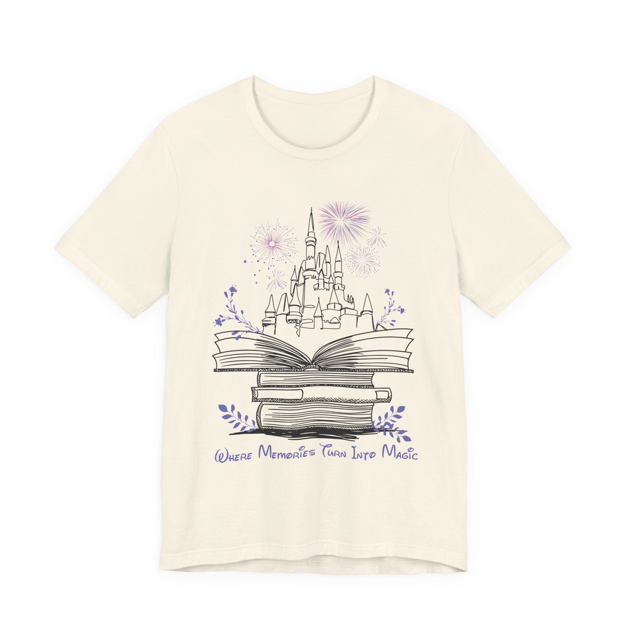 Where Memories Turn Into Magic Tee- Magical Vacation Castle Fireworks Shirt