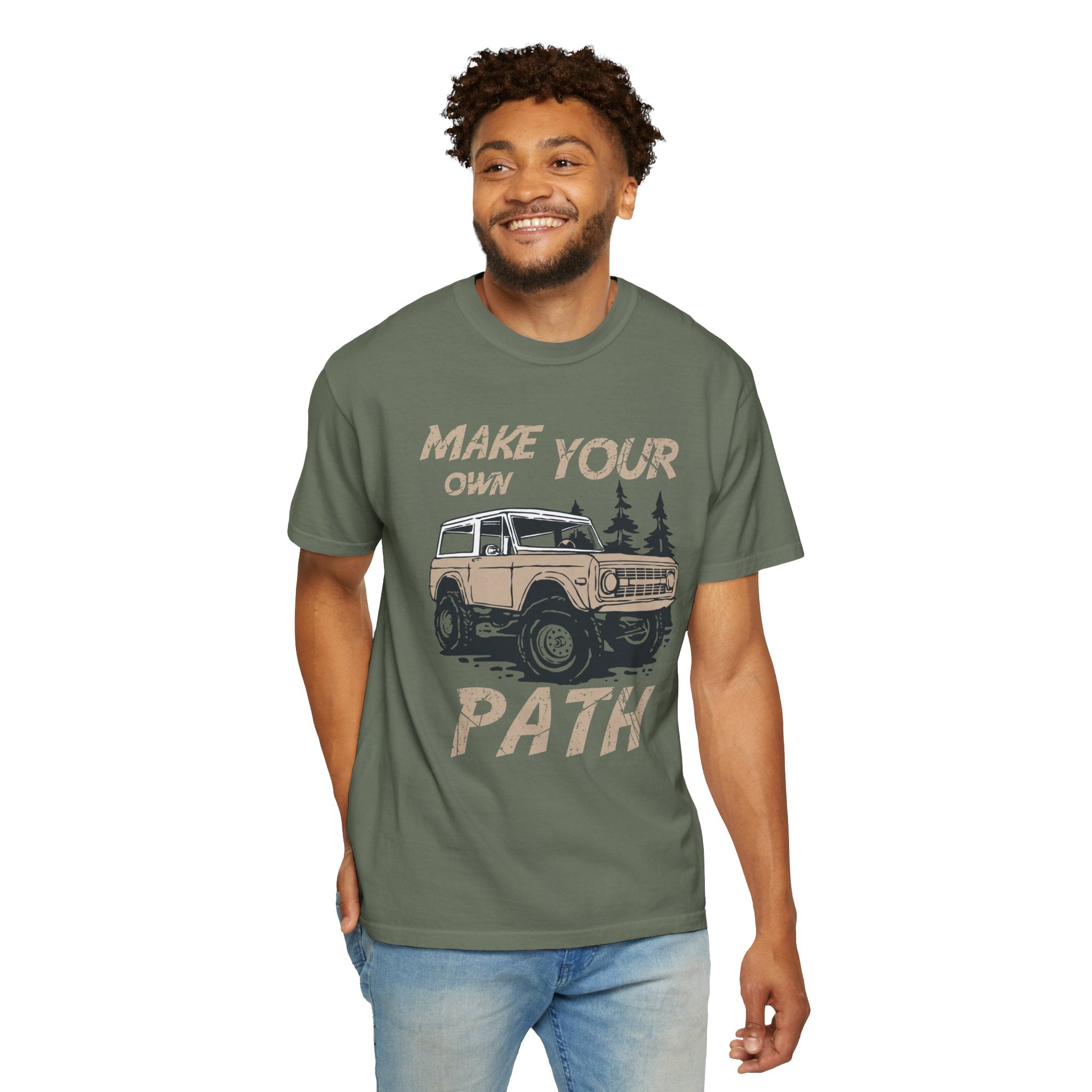 Make Your Own Path Shirt | Vintage Bronco Adventure Tee | Off-Road Explorer Gift