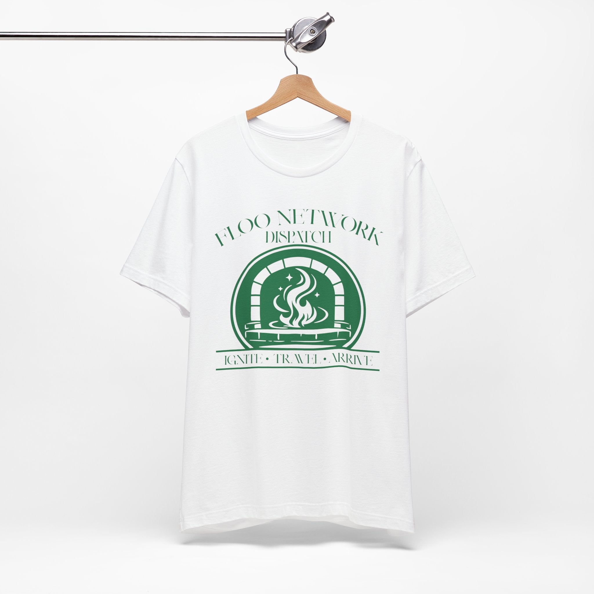 Floo Network Dispatch Shirt- Wizard Fireplace Travel Tee
