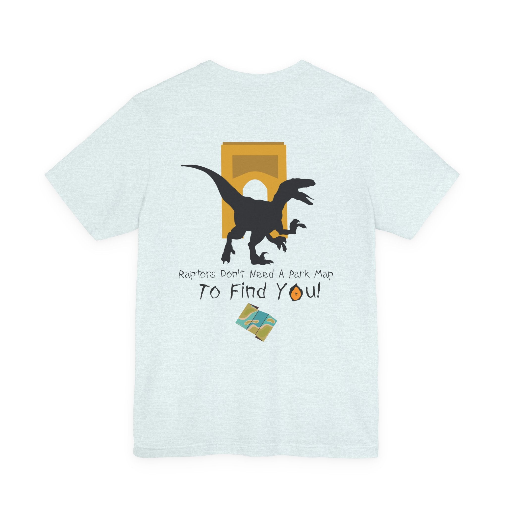 Jurassic Park Raptor Shirt | Double-Sided Theme Park Tee | Universal Orlando Inspired