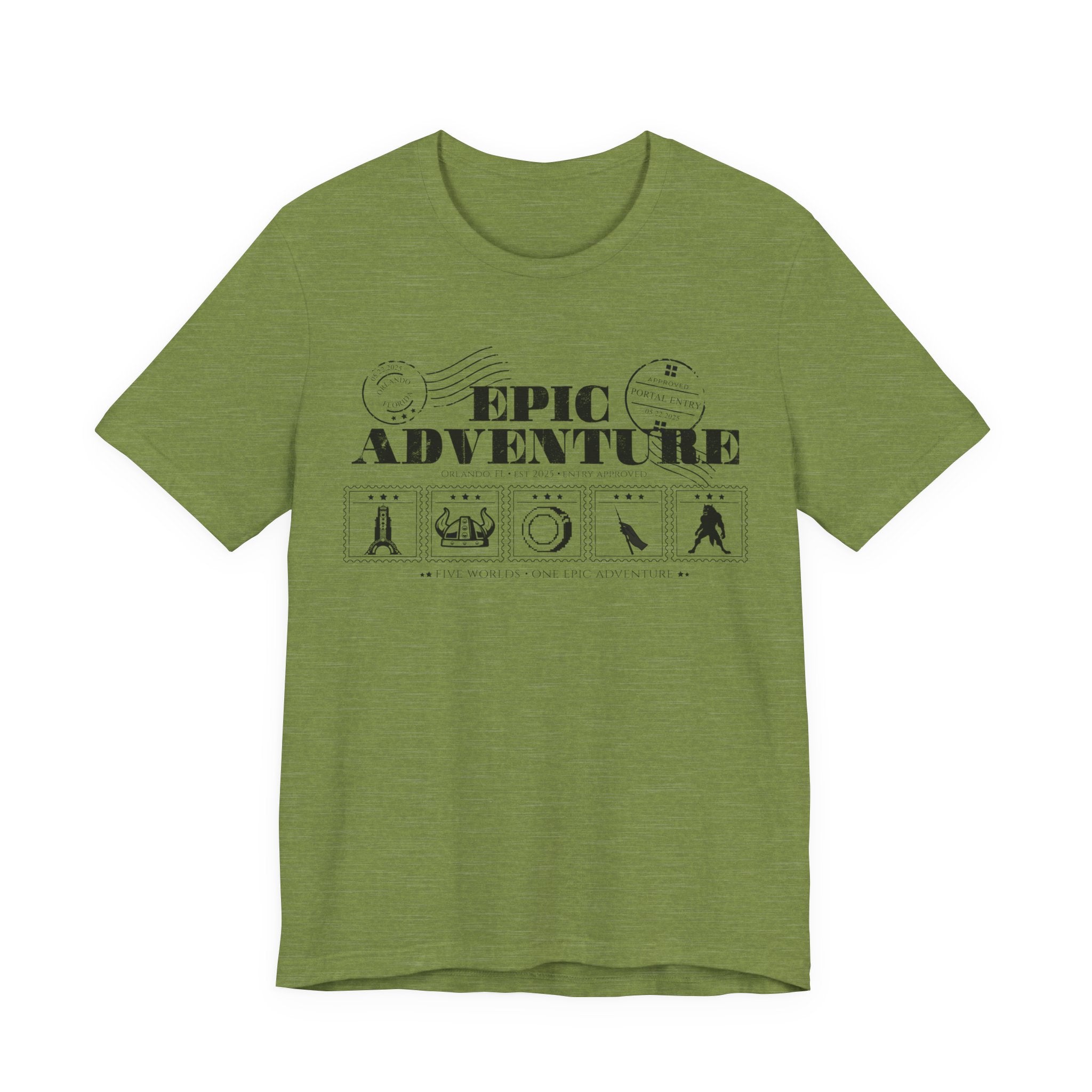Epic Universe Portal Stamps Shirt- Orlando Park Day Tee