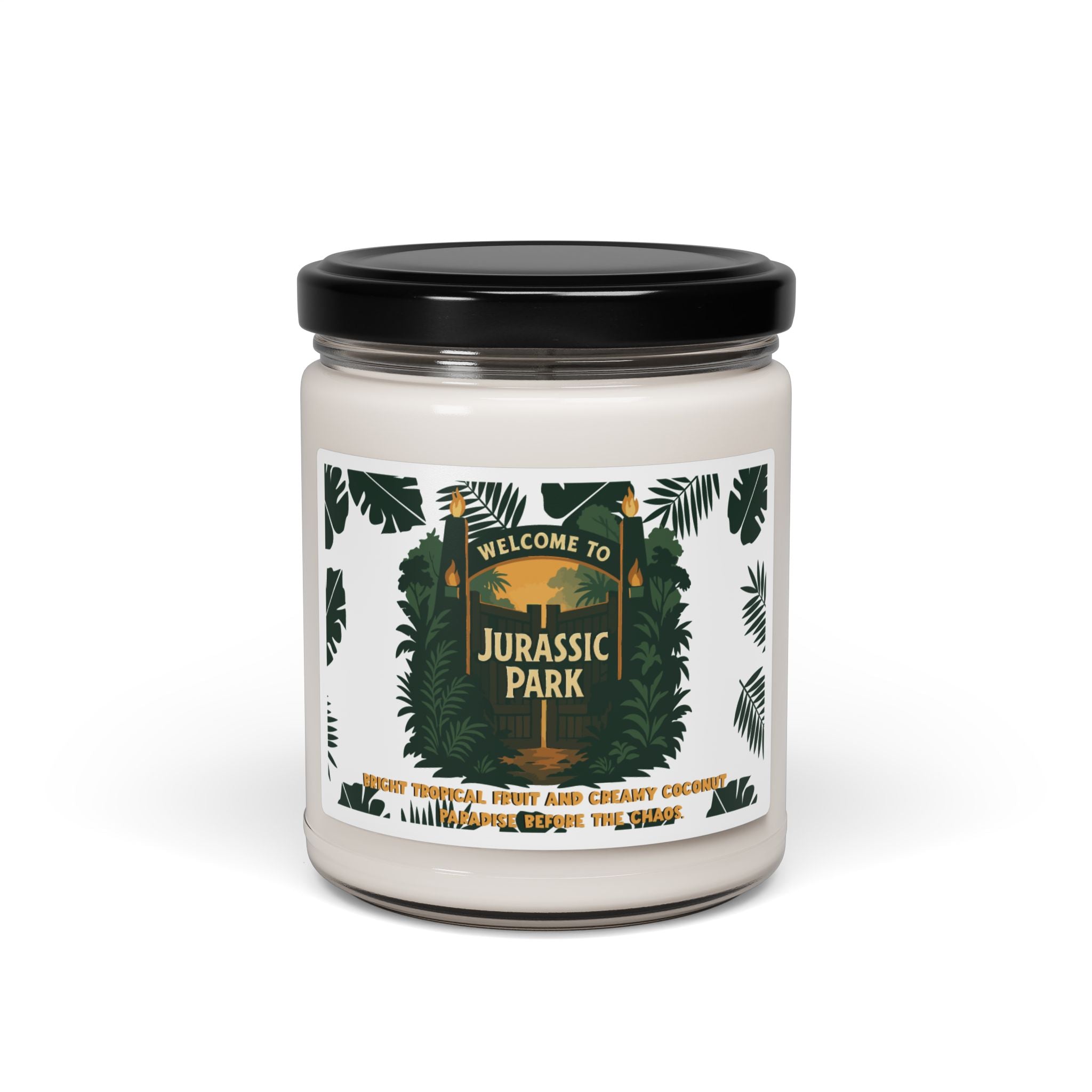 Welcome to Jurassic Park Candle – Tropical Adventure Soy Candle