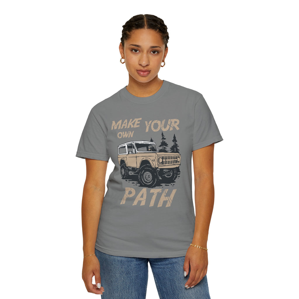 Make Your Own Path Shirt- Vintage Bronco Adventure Tee, Off Road 4x4 Shirt