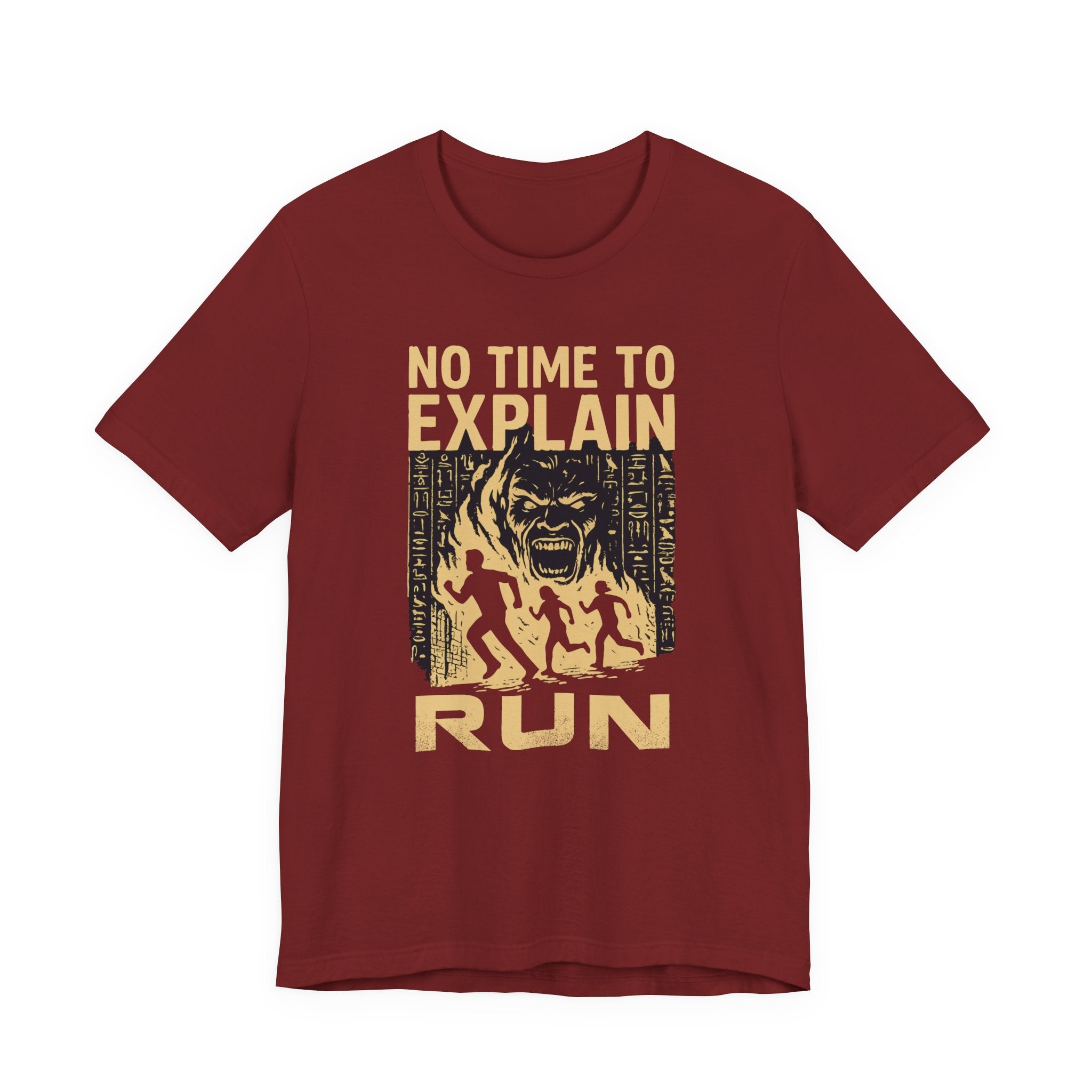 No Time to Explain Run Shirt | The Mummy Ride Tee | Universal Studios Fan Shirt
