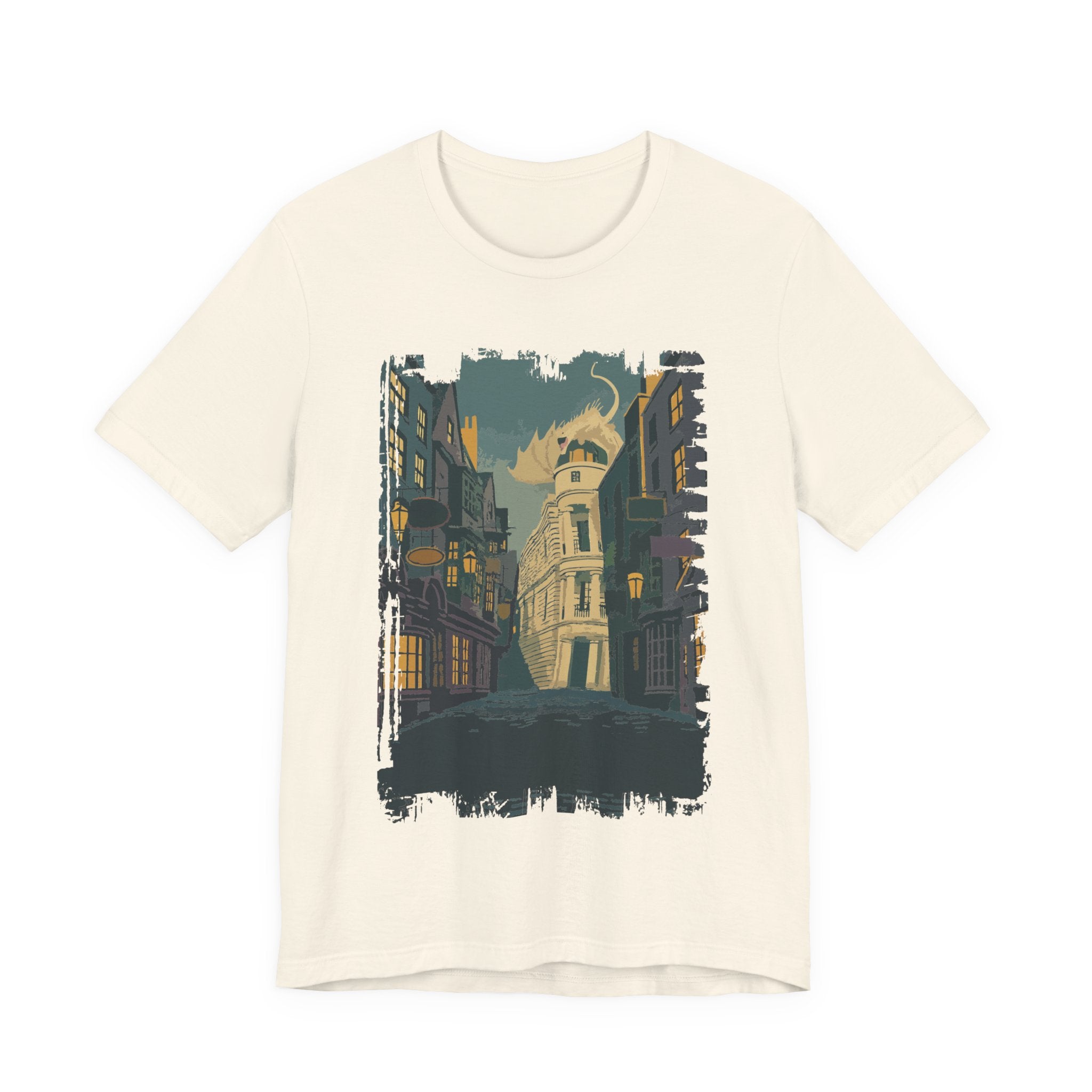 Wizard Alley Poster Shirt- Retro Magical Marketplace Tee
