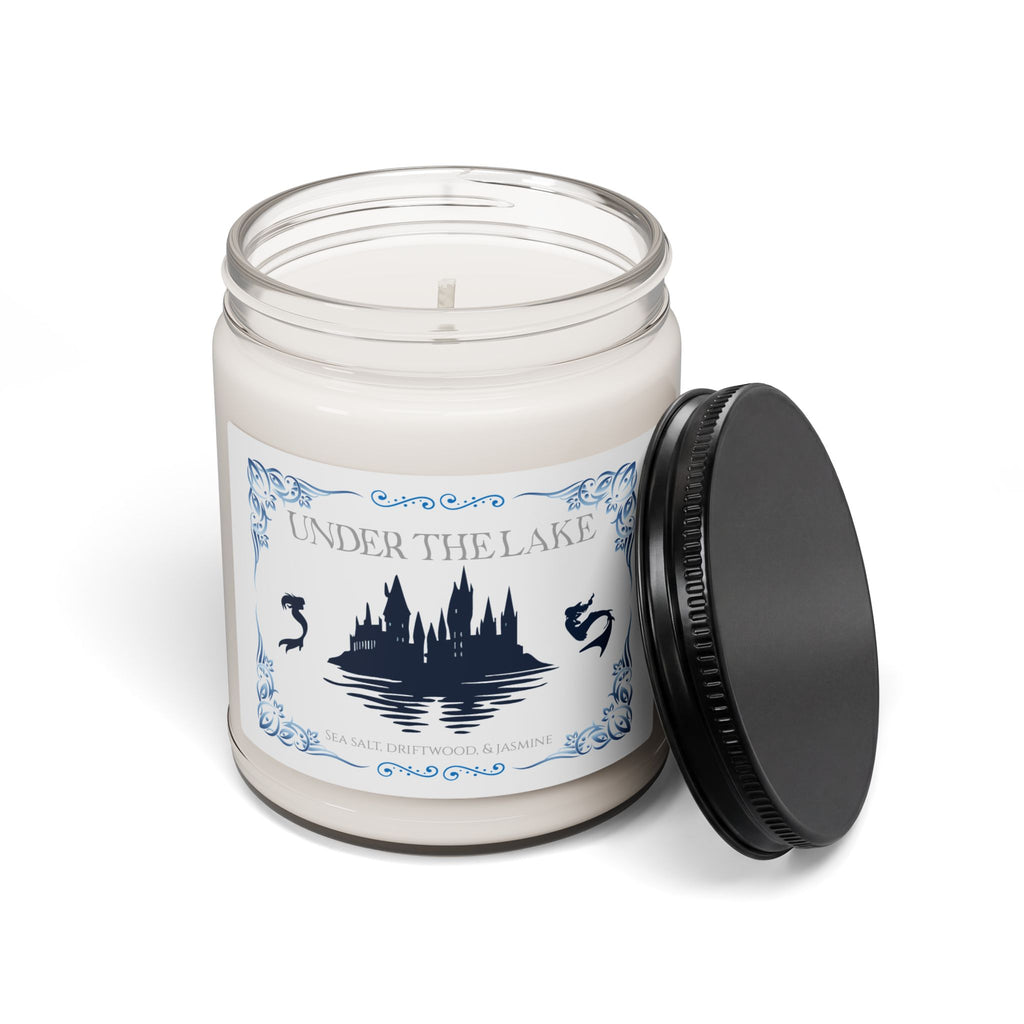 Under the Lake- Sea Salt, Jasmine, & Driftwood Soy Candle, Magical Water Scent