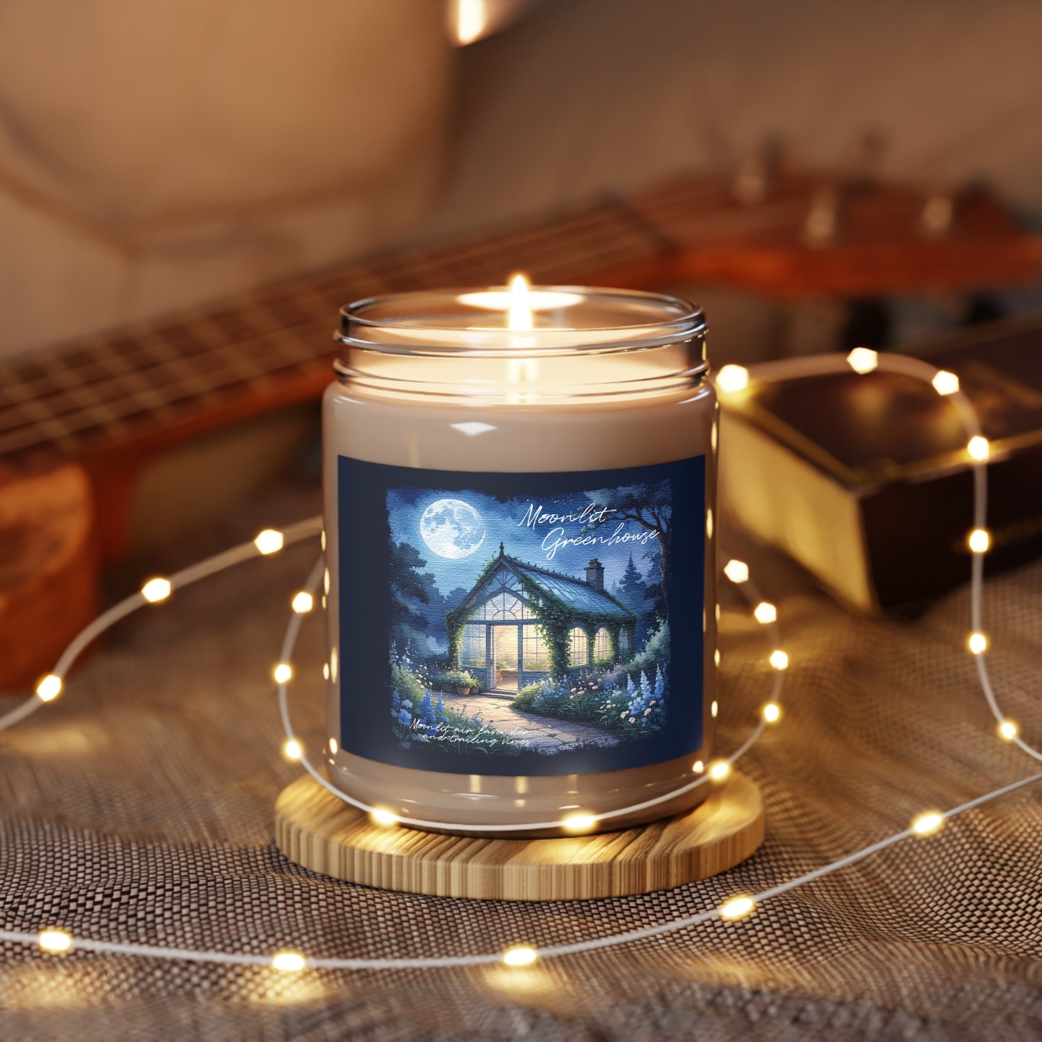 Moonlit Greenhouse Soy Candle- Dreamy Garden Night Scent