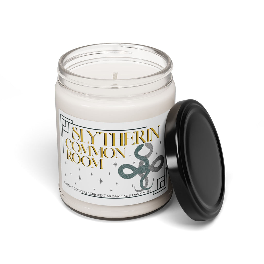 Slytherin Common Room Candle- Creamy Coconut & Cardamom Scent