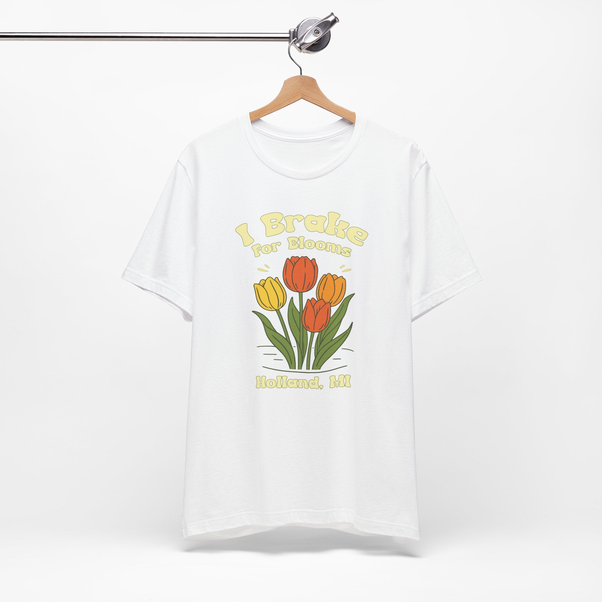 I Brake for Blooms Shirt | Holland Michigan Tulip Festival Tee