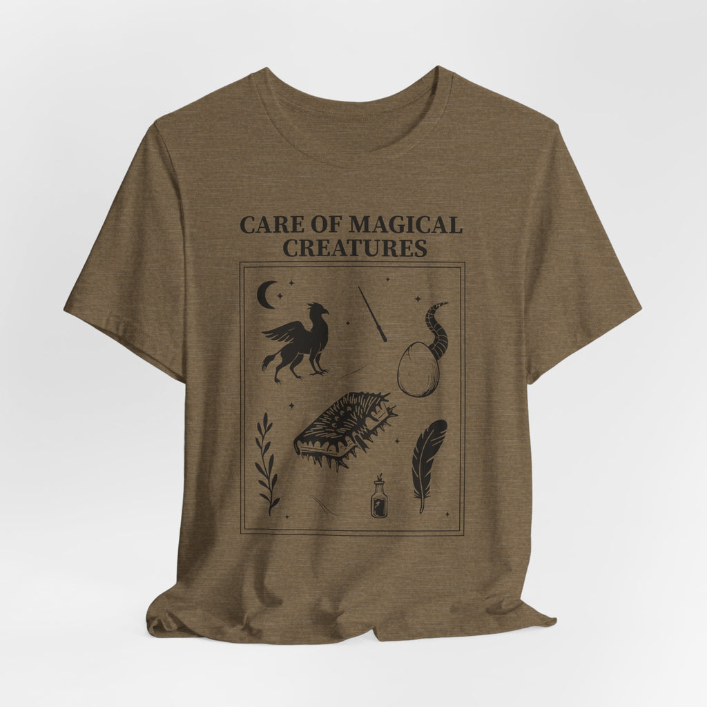 Care of Magical Creatures Class Shirt- Wizard School Creature Tee