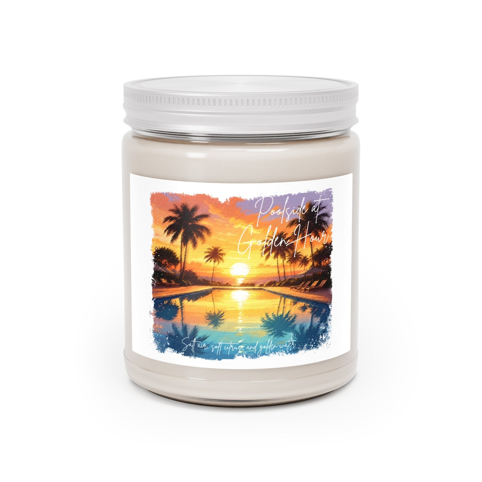 Poolside at Golden Hour Candle- Resort Sunset Scent