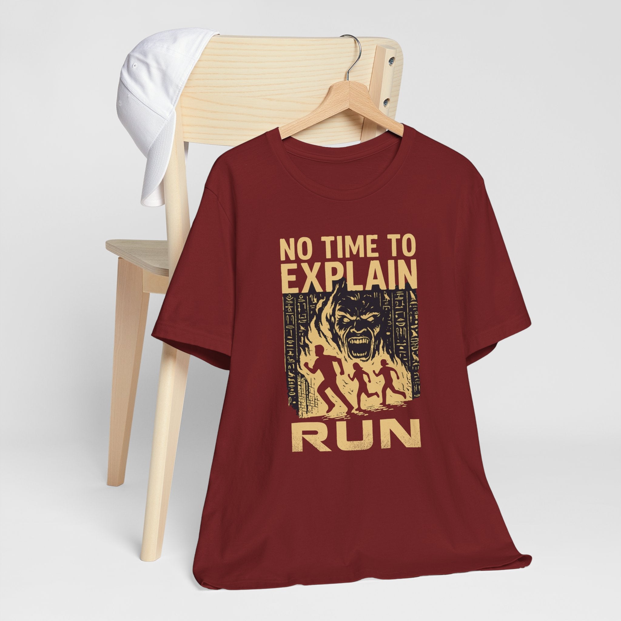 No Time to Explain Run Shirt | The Mummy Ride Tee | Universal Studios Fan Shirt