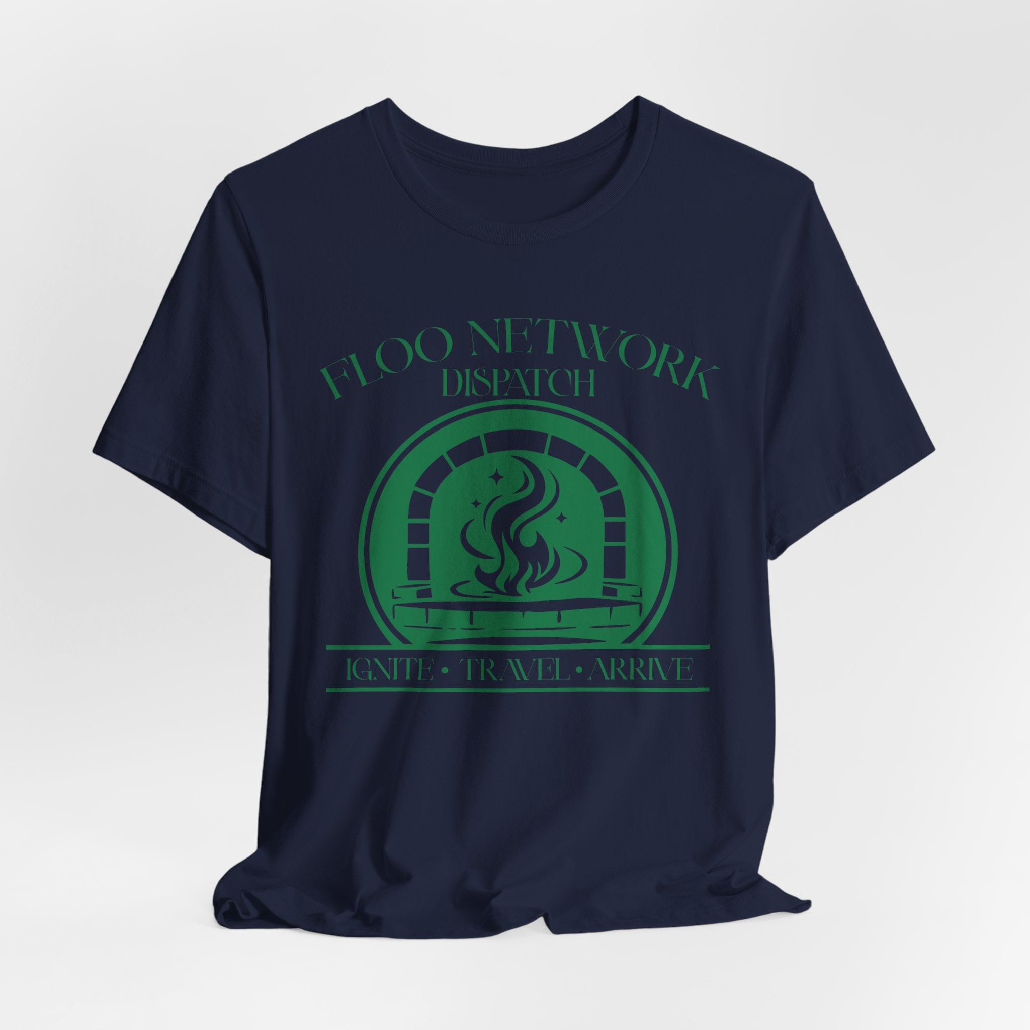 Floo Network Dispatch Shirt- Wizard Fireplace Travel Tee