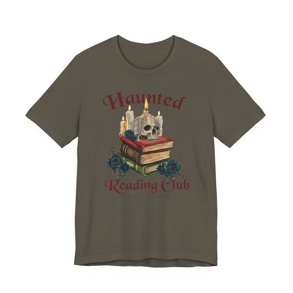 Haunted Reading Club Shirt- Gothic Book Lover Tee
