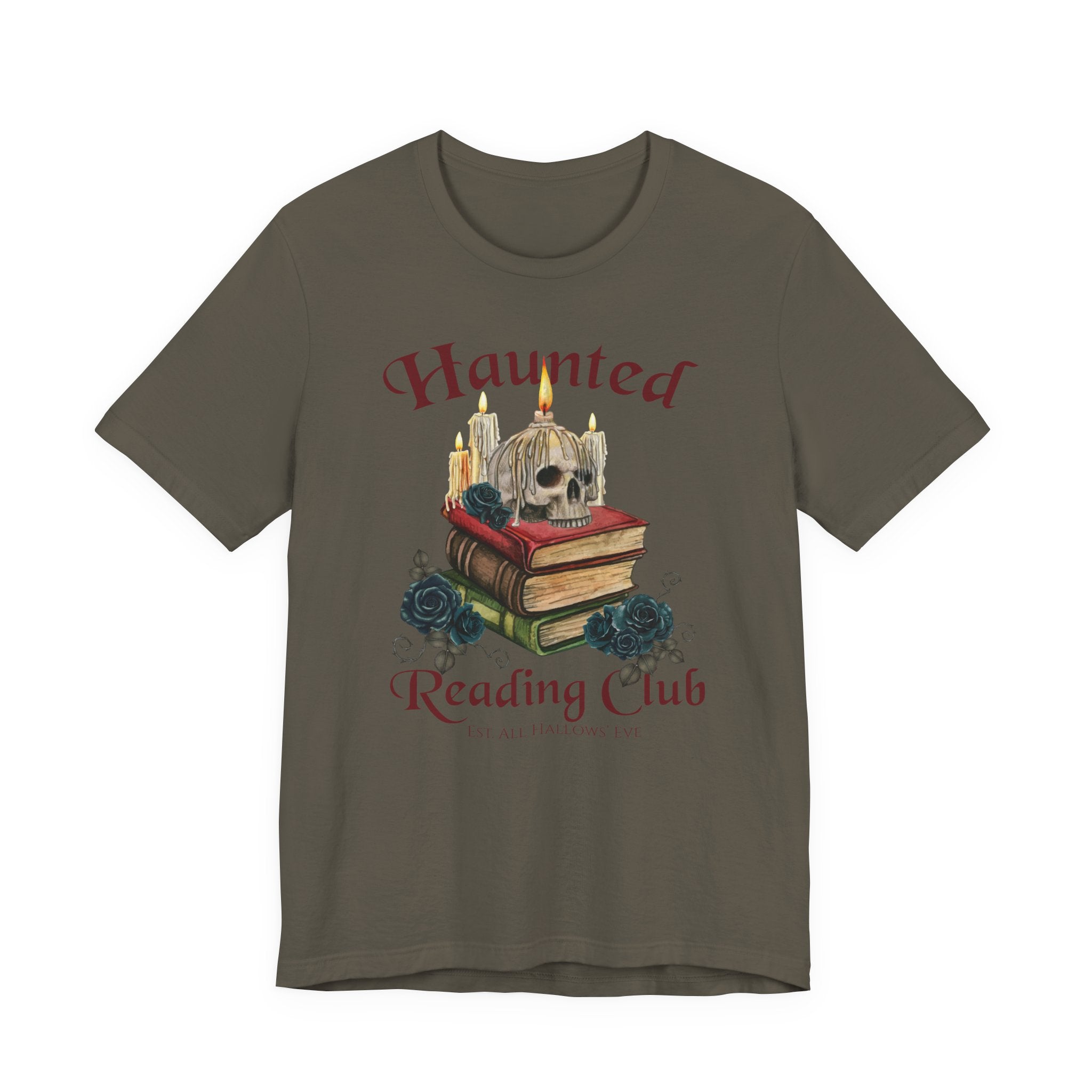 Haunted Reading Club Shirt- Gothic Book Lover Tee