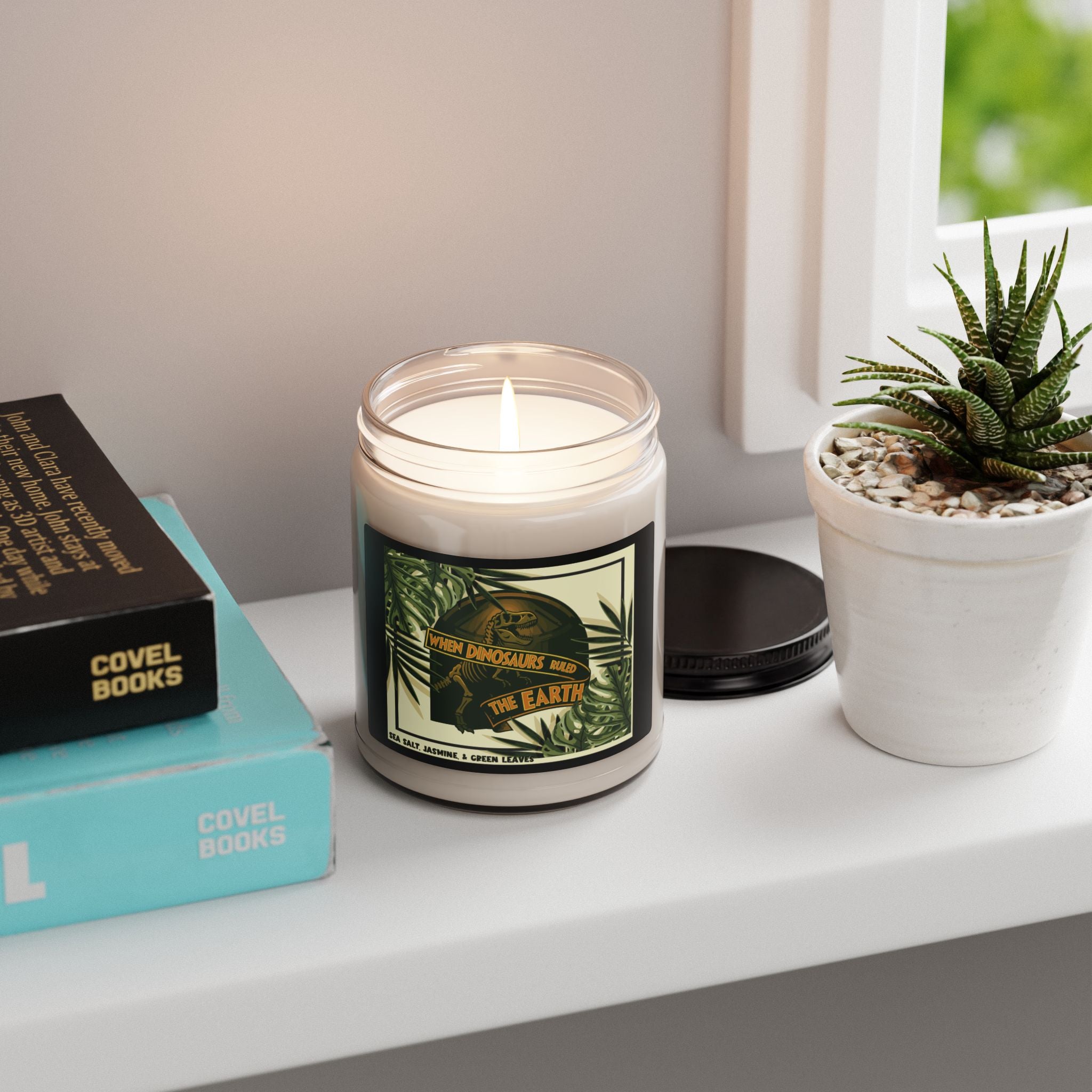 When Dinosaurs Ruled the Earth Candle- Sea Salt + Jasmine Soy Candle