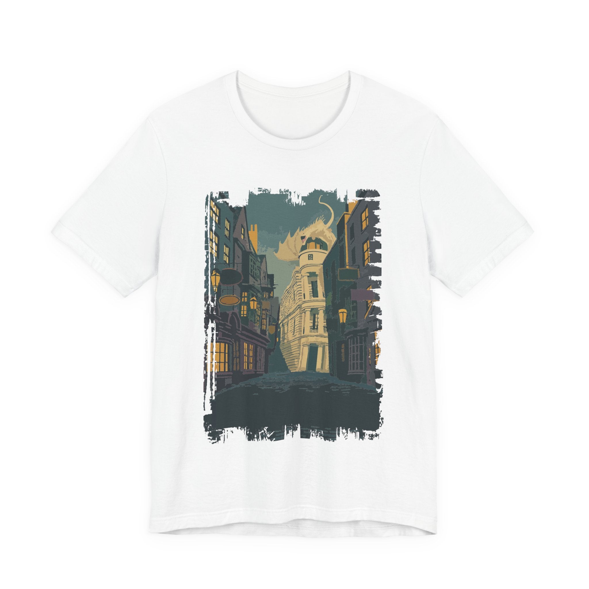Wizard Alley Poster Shirt- Retro Magical Marketplace Tee