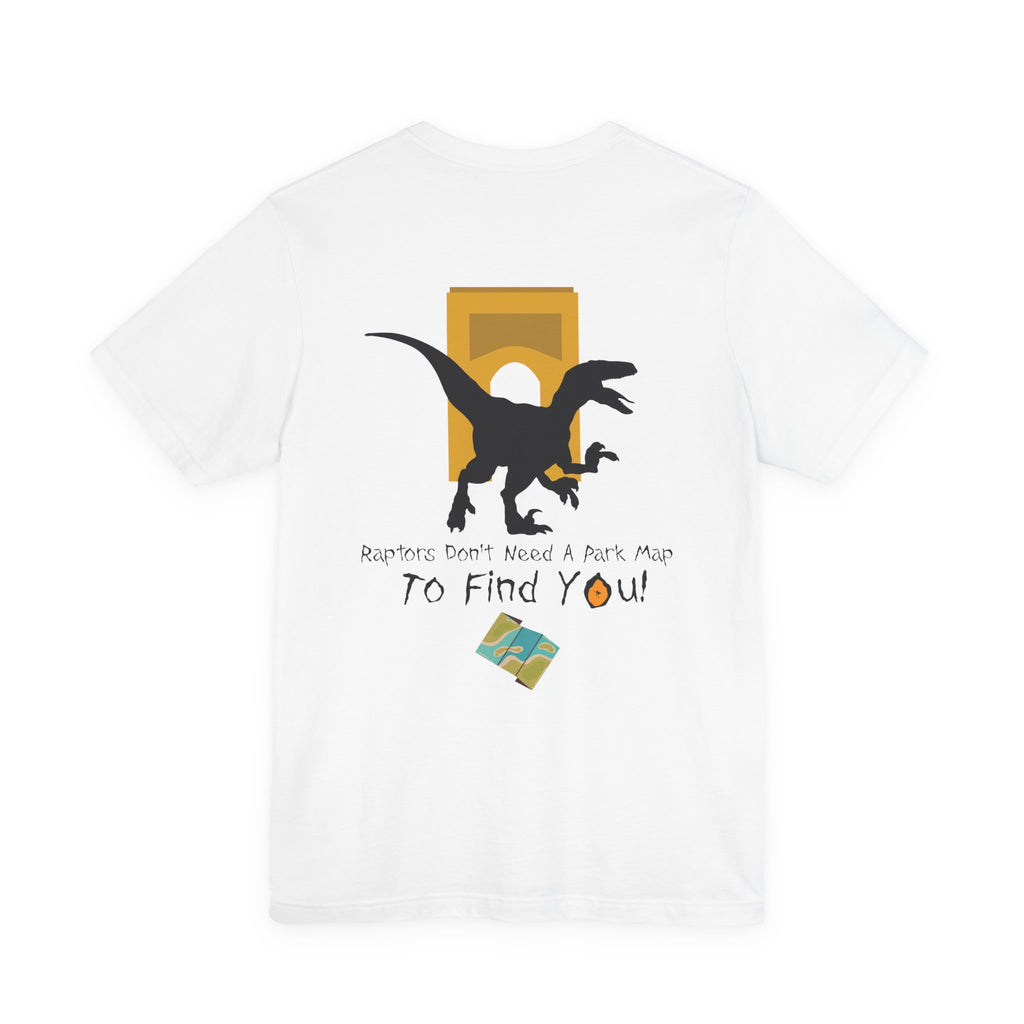 Jurassic Park Raptor Shirt | Double-Sided Theme Park Tee | Universal Orlando Inspired