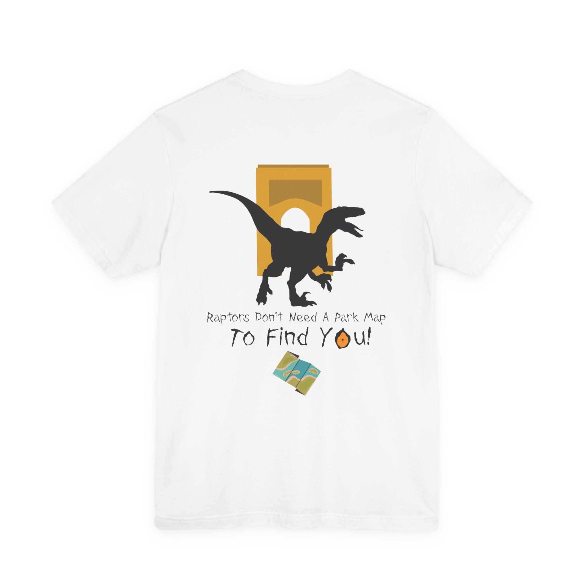 Jurassic Park Raptor Shirt | Double-Sided Theme Park Tee | Universal Orlando Inspired