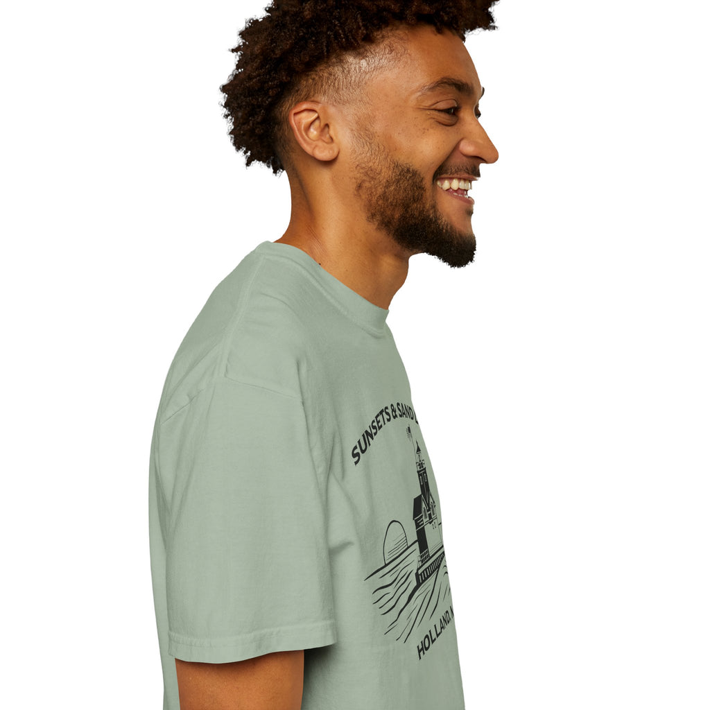 Sunsets & Sand Dunes Shirt | Holland Michigan Big Red Lighthouse Tee