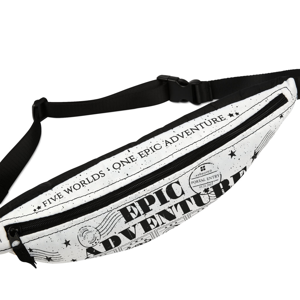 Epic Adventure Fanny Pack- Theme Park Day Bag, Portal Travel Waist Pouch