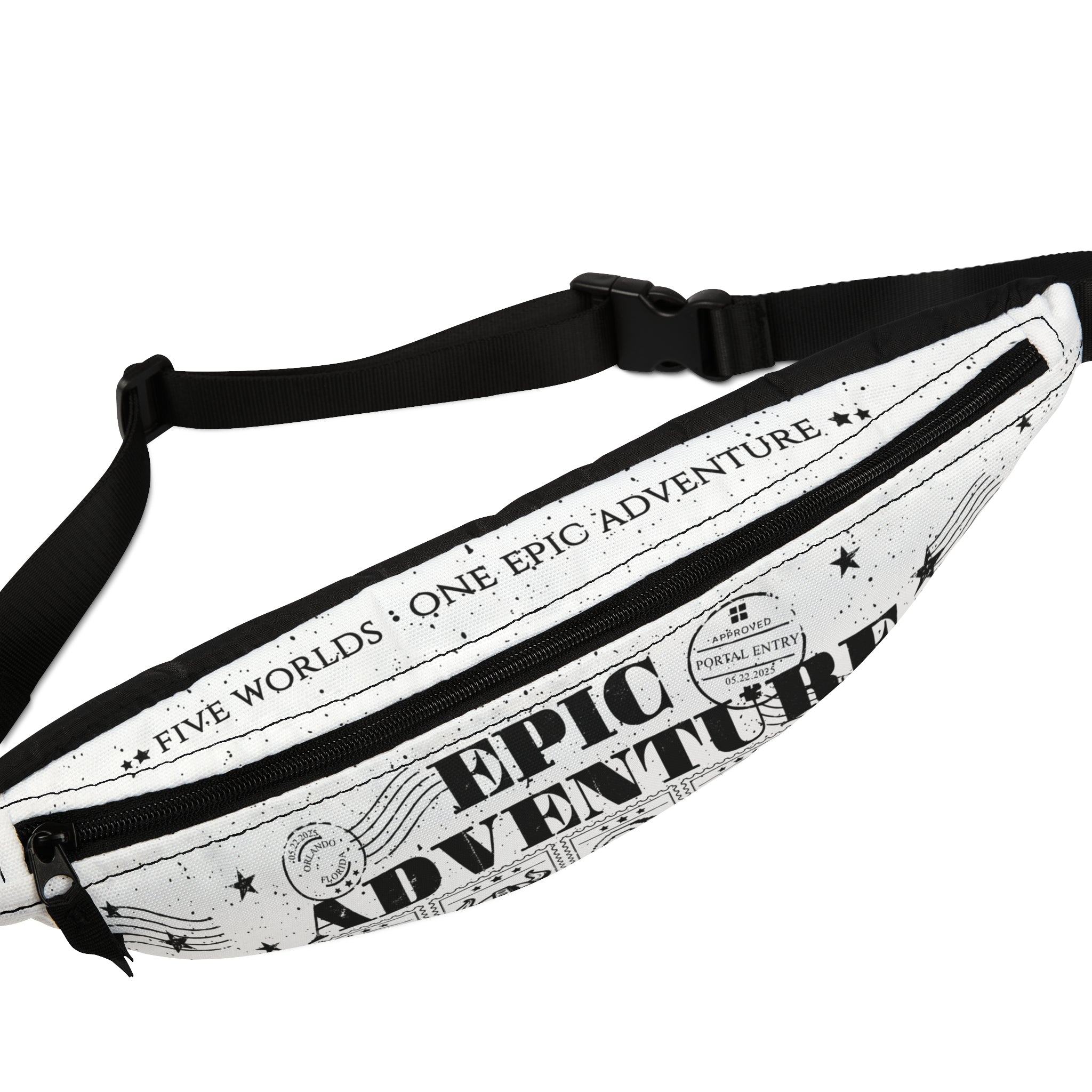 Epic Adventure Fanny Pack- Theme Park Day Bag, Portal Travel Waist Pouch