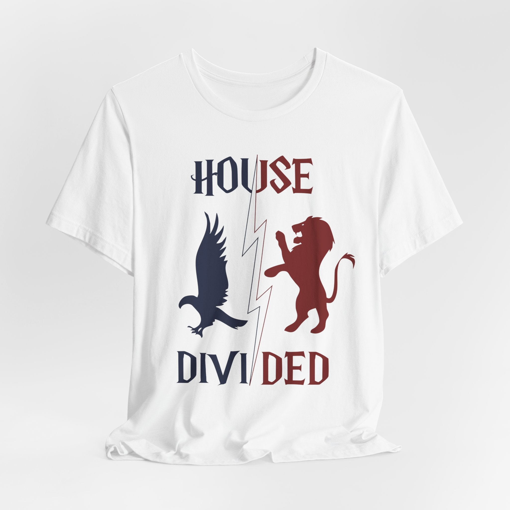 House Divided Rivalry Shirt- Lion + Raven Wizardcore Couple Tee