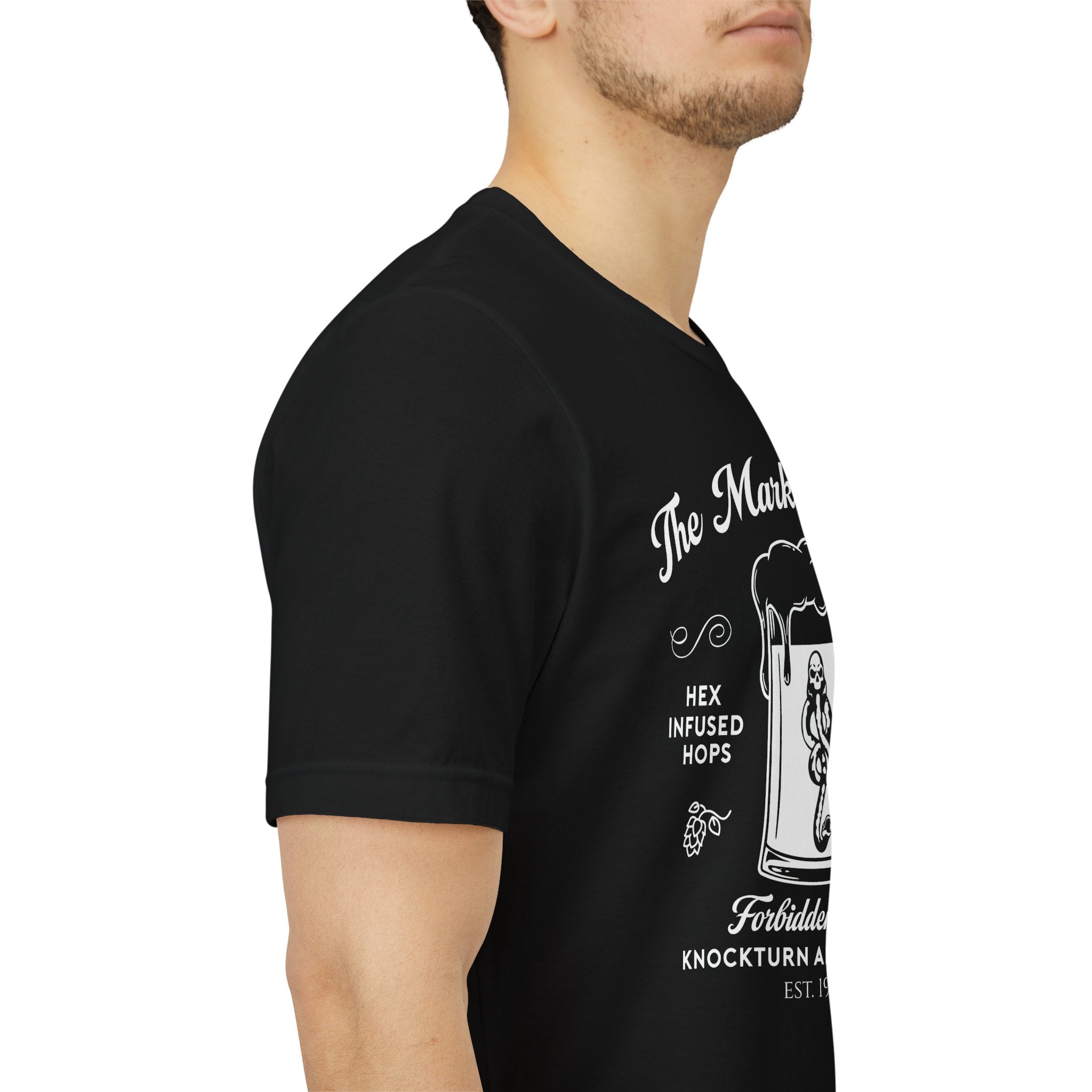 The Marked Mug Shirt | Knockturn Alley Brewery Tee | Dark Wizard Pub Design